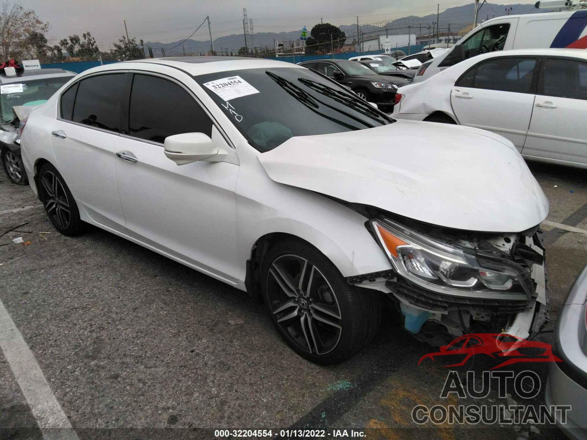 HONDA ACCORD SEDAN 2016 - 1HGCR3F84GA007136