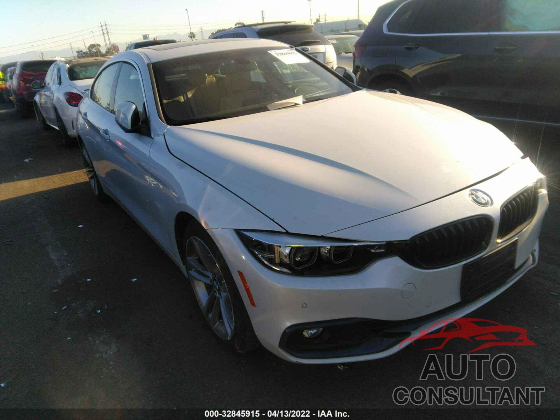 BMW 4 SERIES 2019 - WBA4J1C52KBM12324