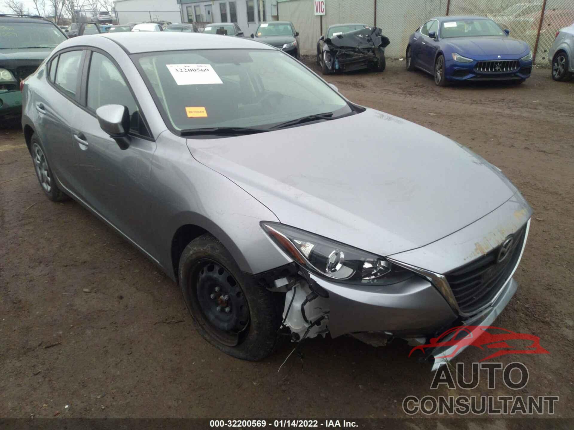 MAZDA MAZDA3 2016 - JM1BM1T7XG1355581