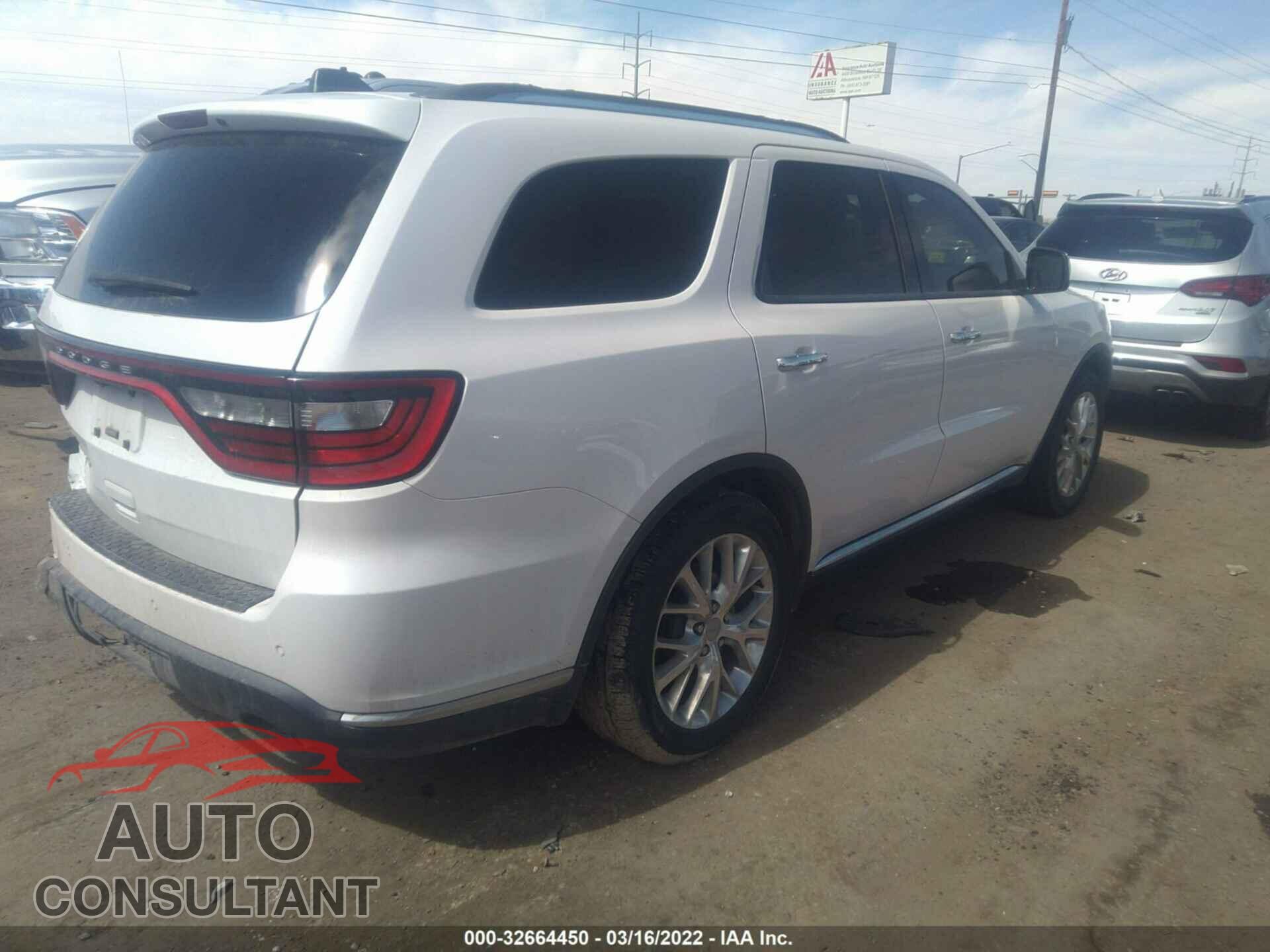 DODGE DURANGO 2017 - 1C4RDHAG2HC690088