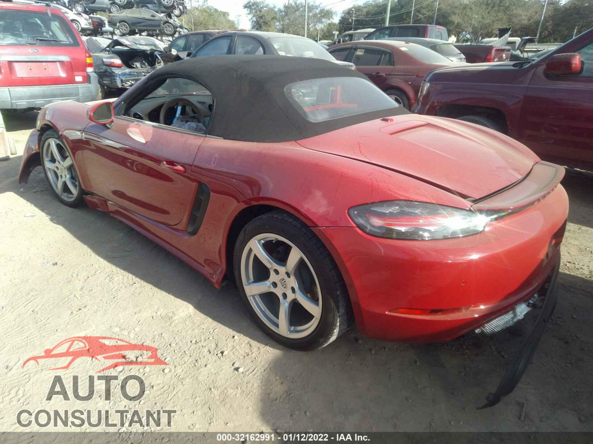PORSCHE 718 BOXSTER 2017 - WP0CA2A83HS220940
