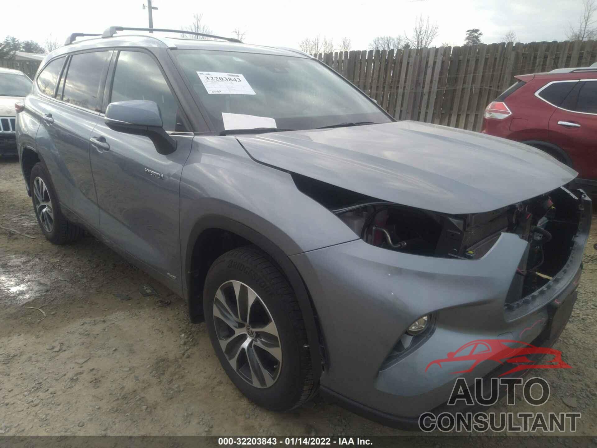 TOYOTA HIGHLANDER 2021 - 5TDGBRCH7MS046992