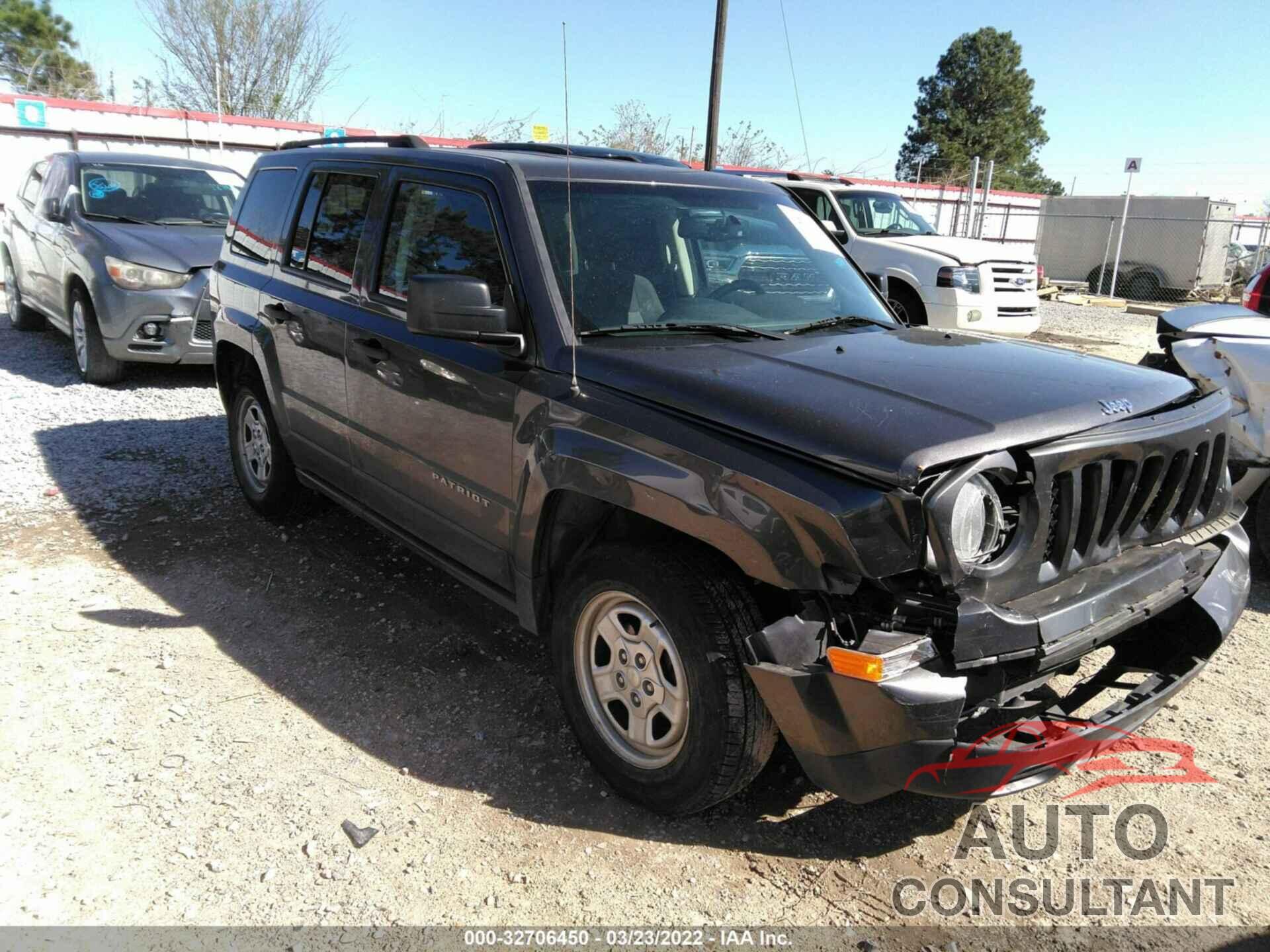 JEEP PATRIOT 2016 - 1C4NJPBB3GD776989