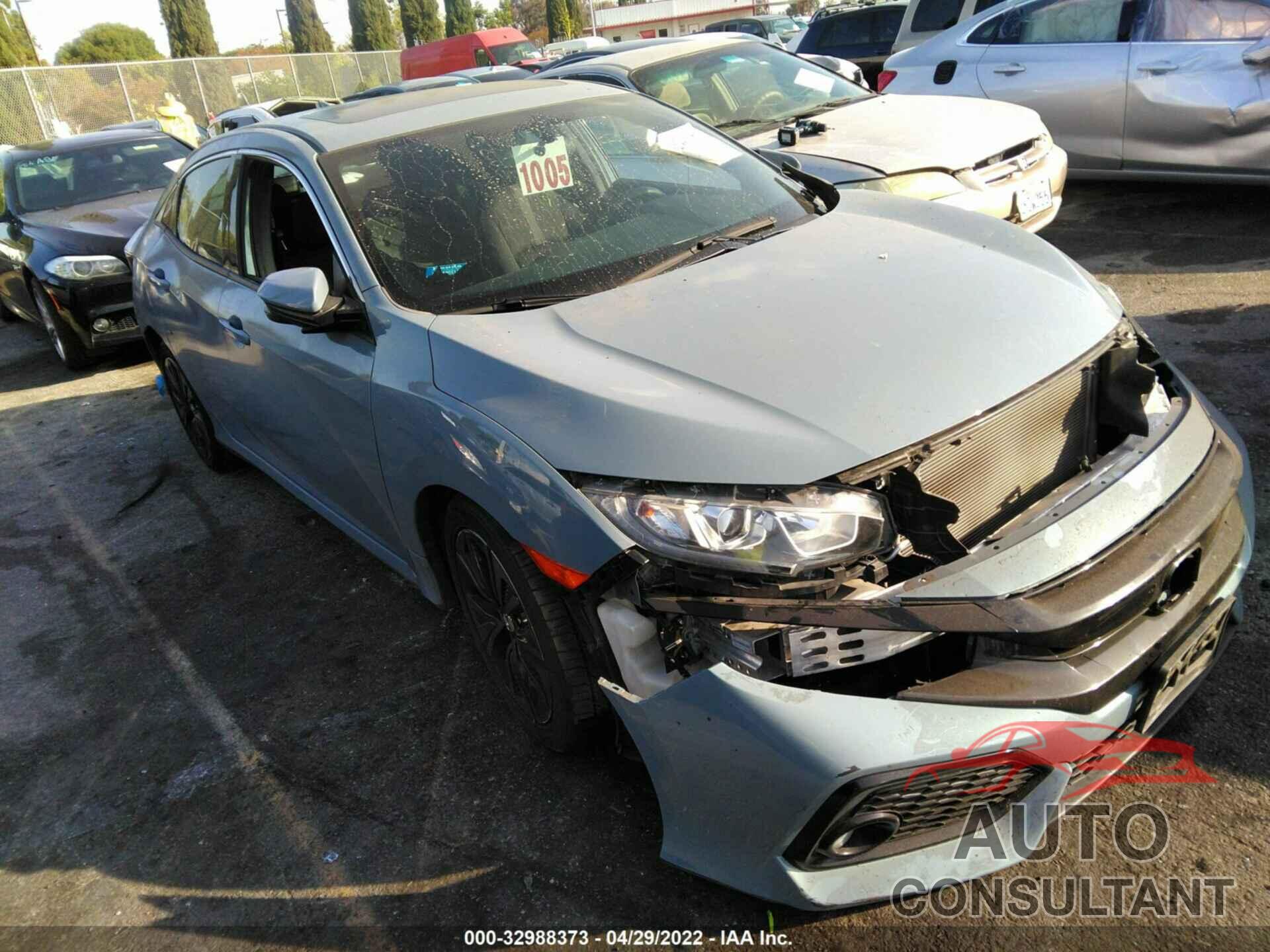 HONDA CIVIC HATCHBACK 2017 - SHHFK7H59HU419781