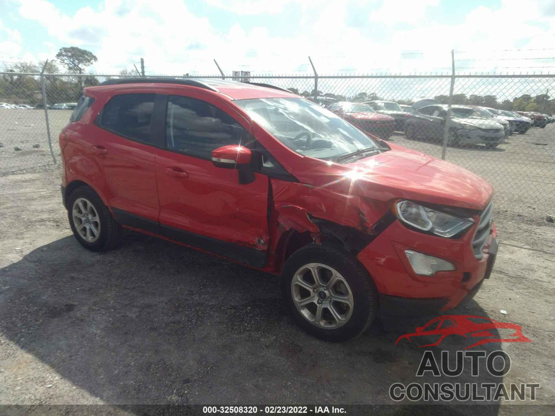 FORD ECOSPORT 2020 - MAJ3S2GE8LC342518