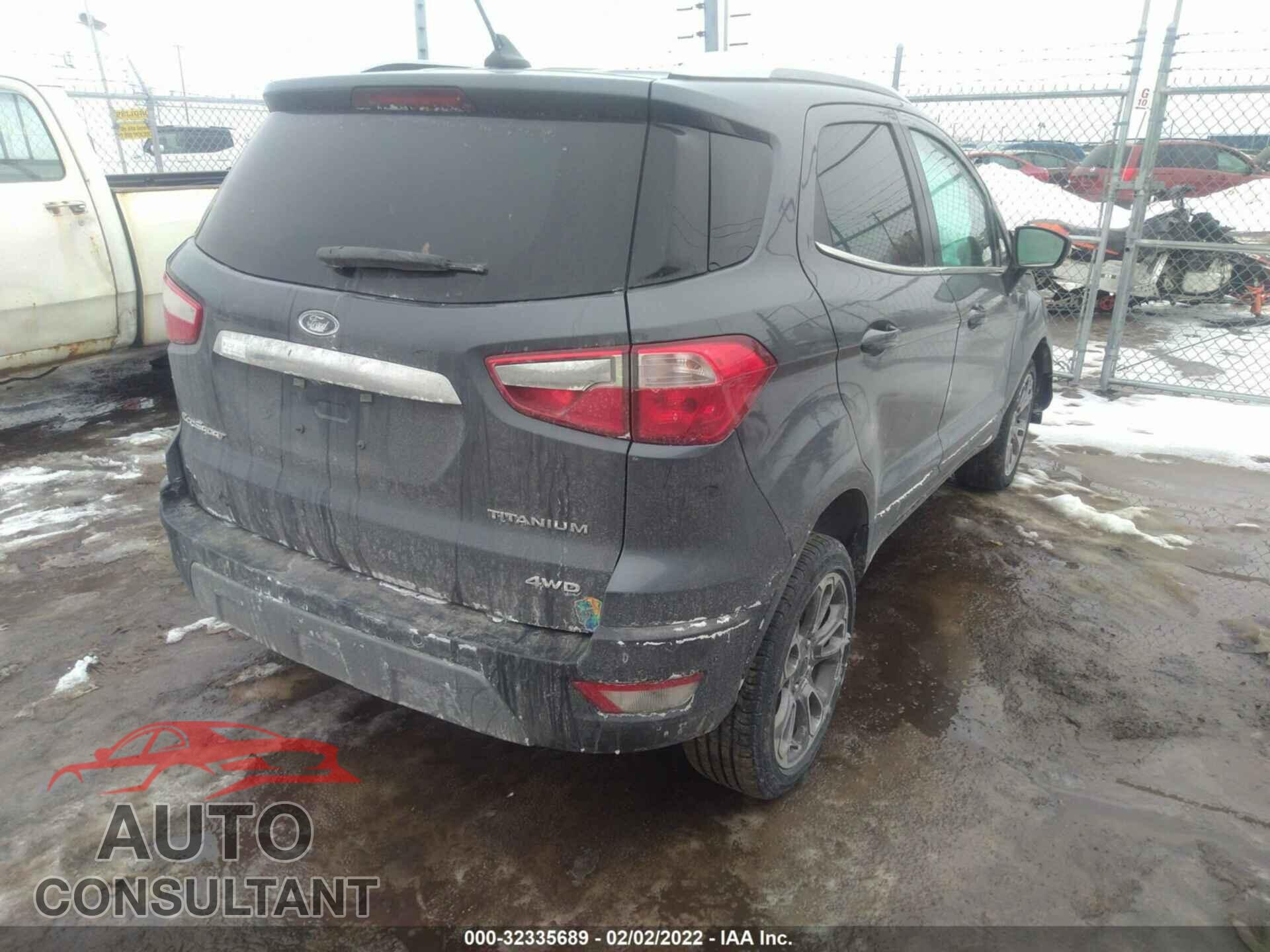 FORD ECOSPORT 2019 - MAJ6S3KL4KC272300