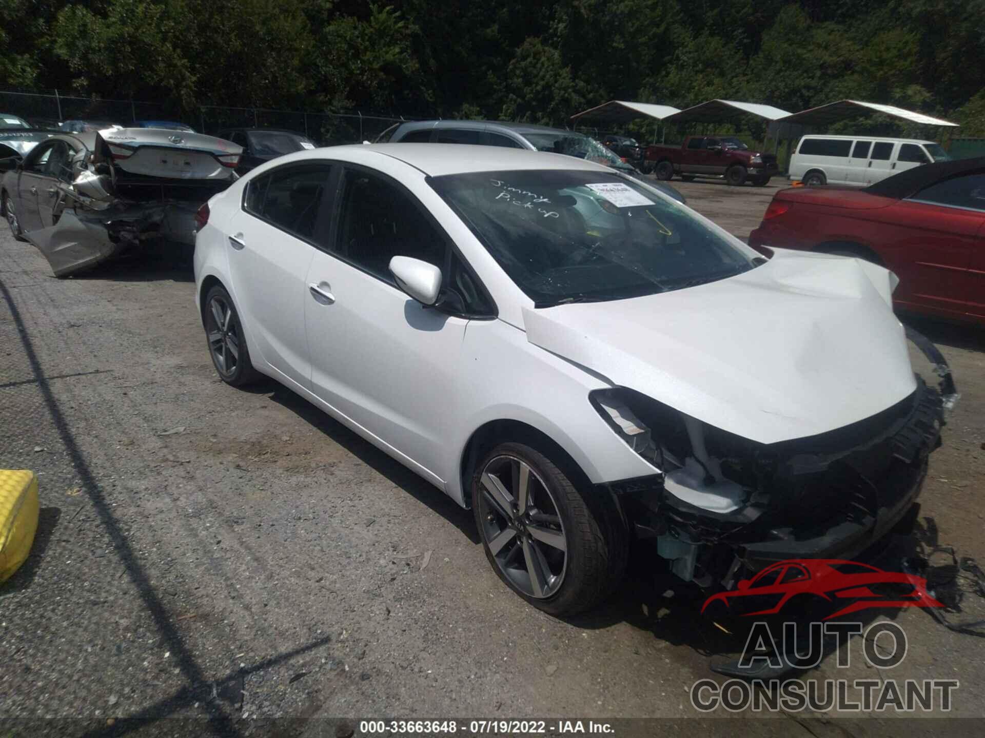 KIA FORTE 2017 - 3KPFL4A85HE119680