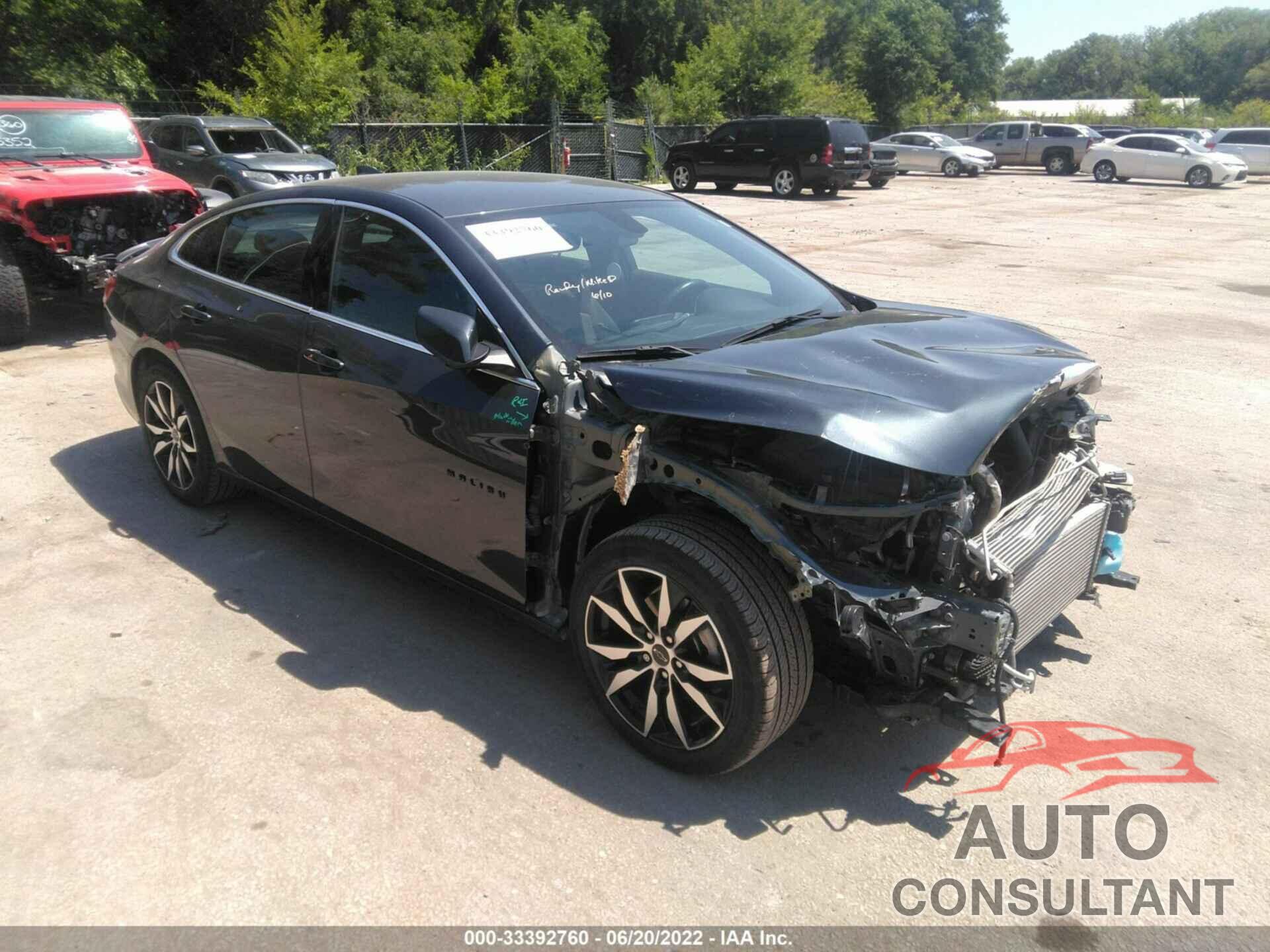 CHEVROLET MALIBU 2020 - 1G1ZG5ST7LF080625