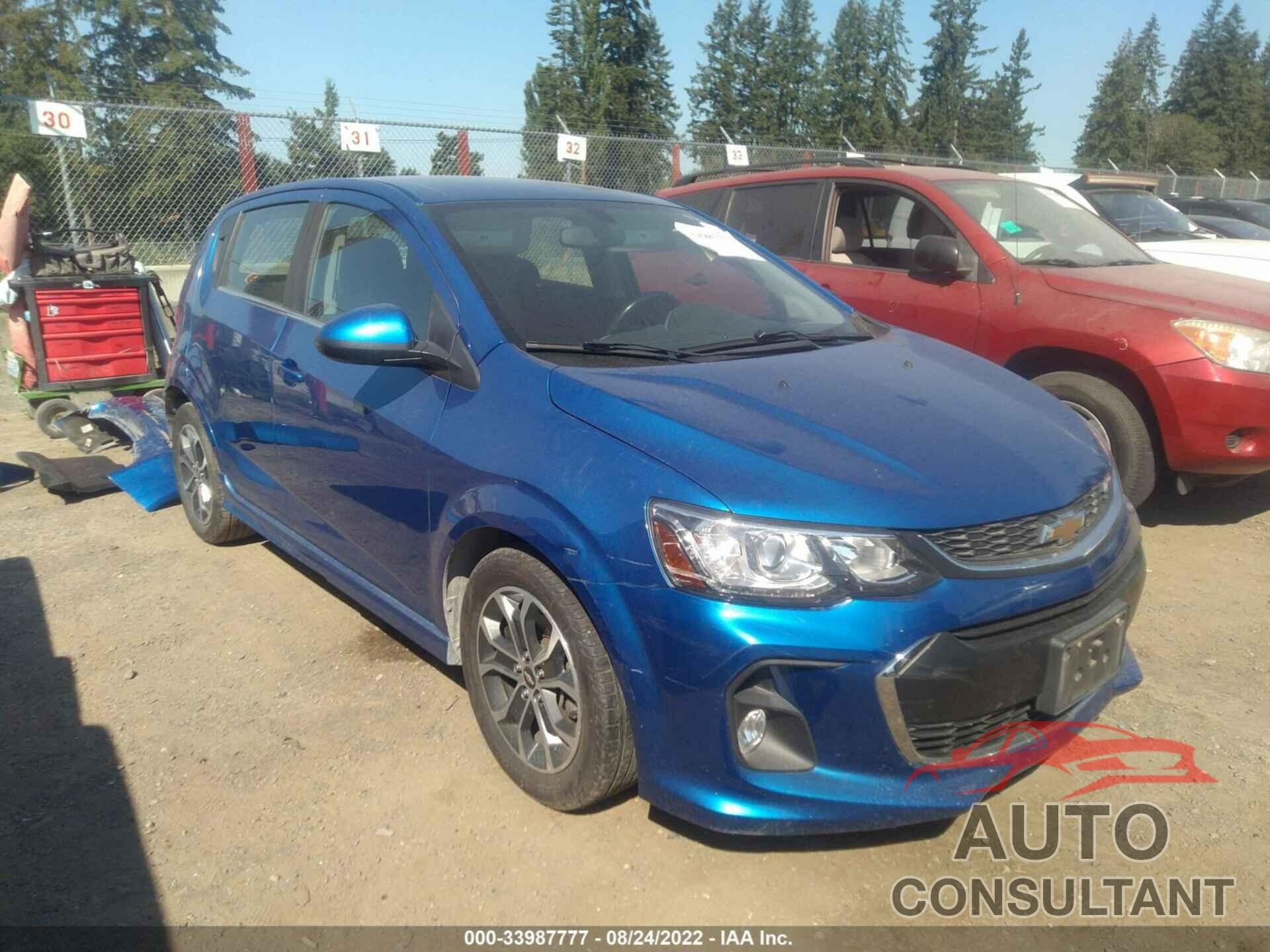 CHEVROLET SONIC 2017 - 1G1JC6SB7H4149046