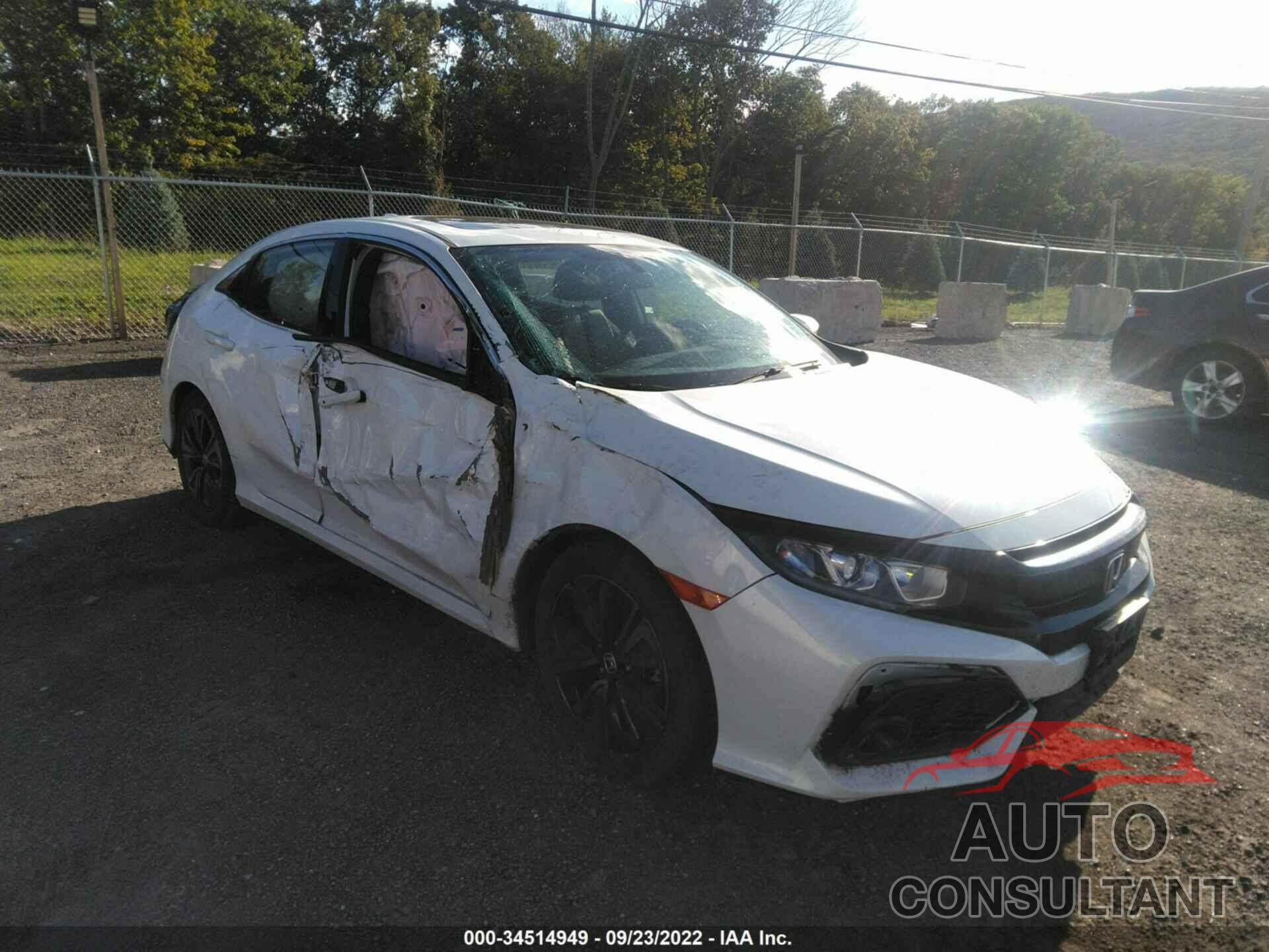 HONDA CIVIC HATCHBACK 2017 - SHHFK7H57HU403742