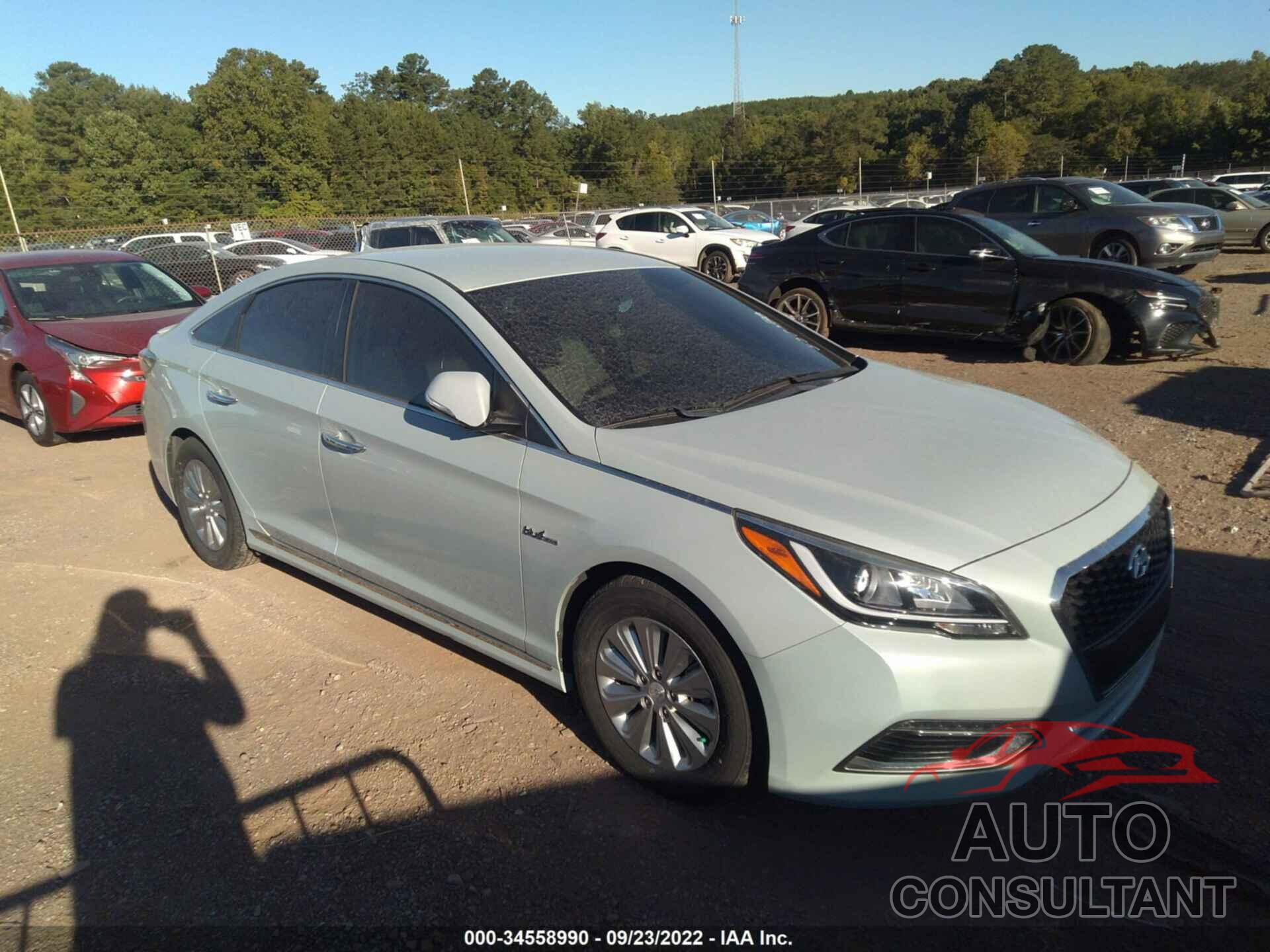 HYUNDAI SONATA HYBRID 2016 - KMHE24L14GA028430