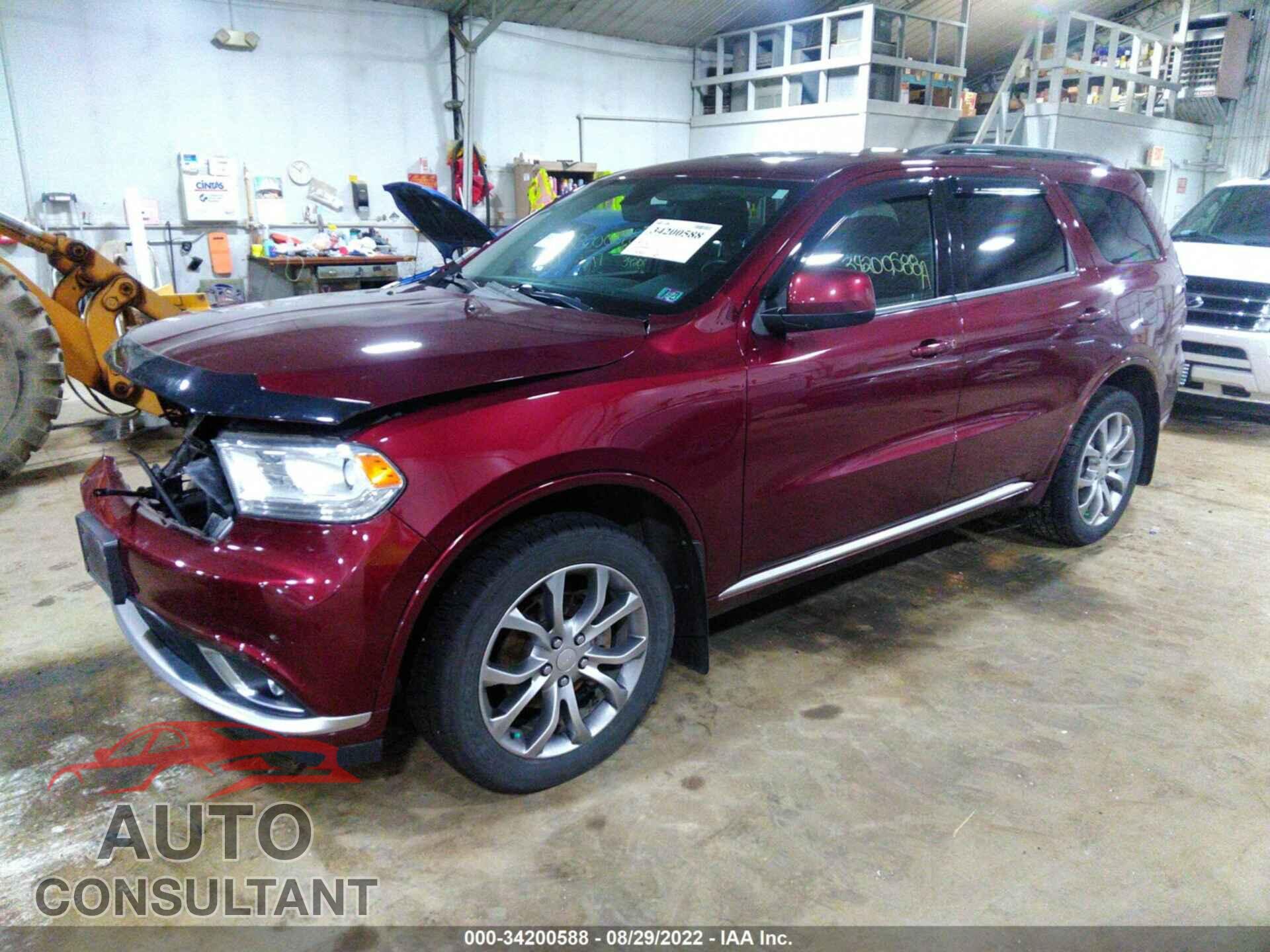 DODGE DURANGO 2017 - 1C4RDJAG5HC960941