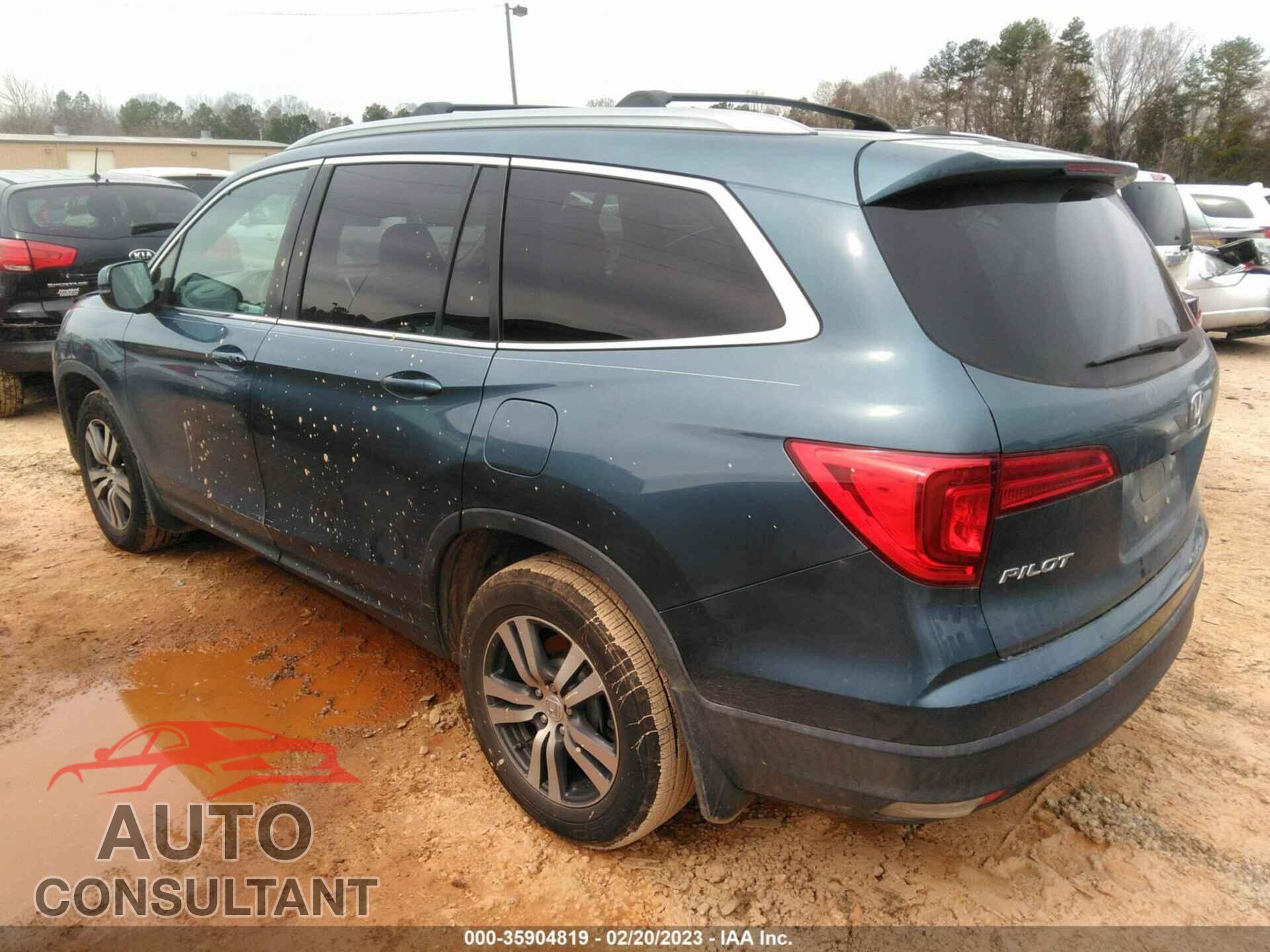 HONDA PILOT 2017 - 5FNYF5H62HB046272