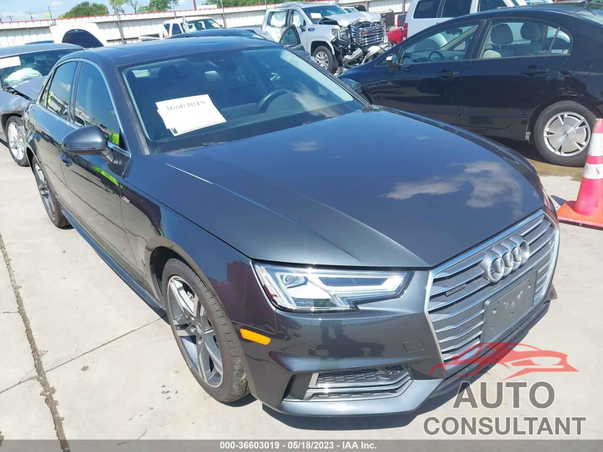 AUDI A4 2017 - WAUENAF42HN069596