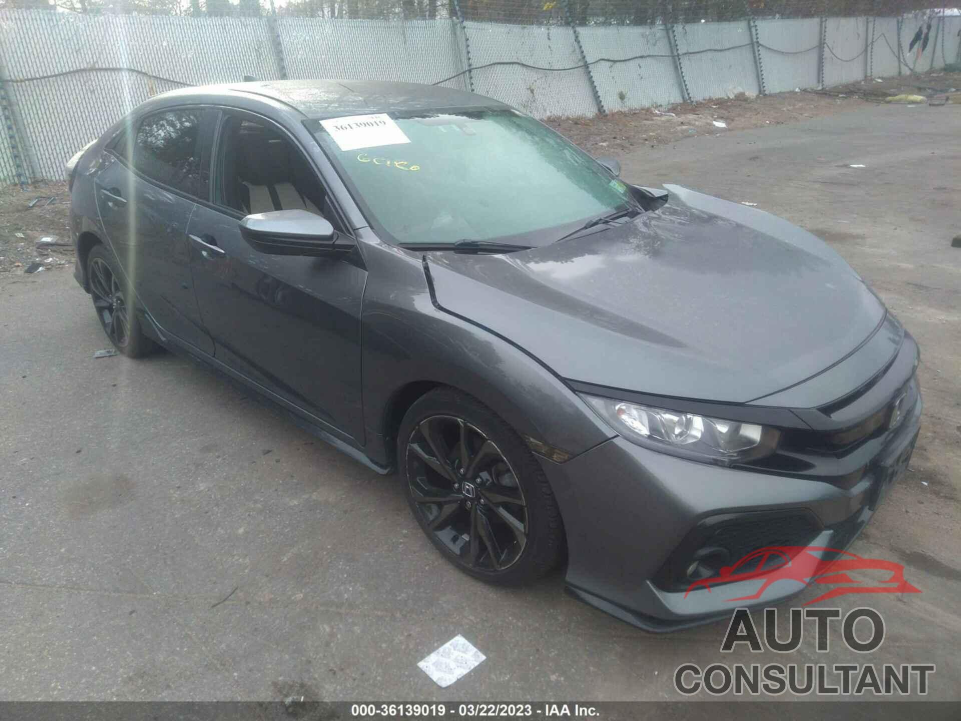 HONDA CIVIC HATCHBACK 2017 - SHHFK7H43HU427284