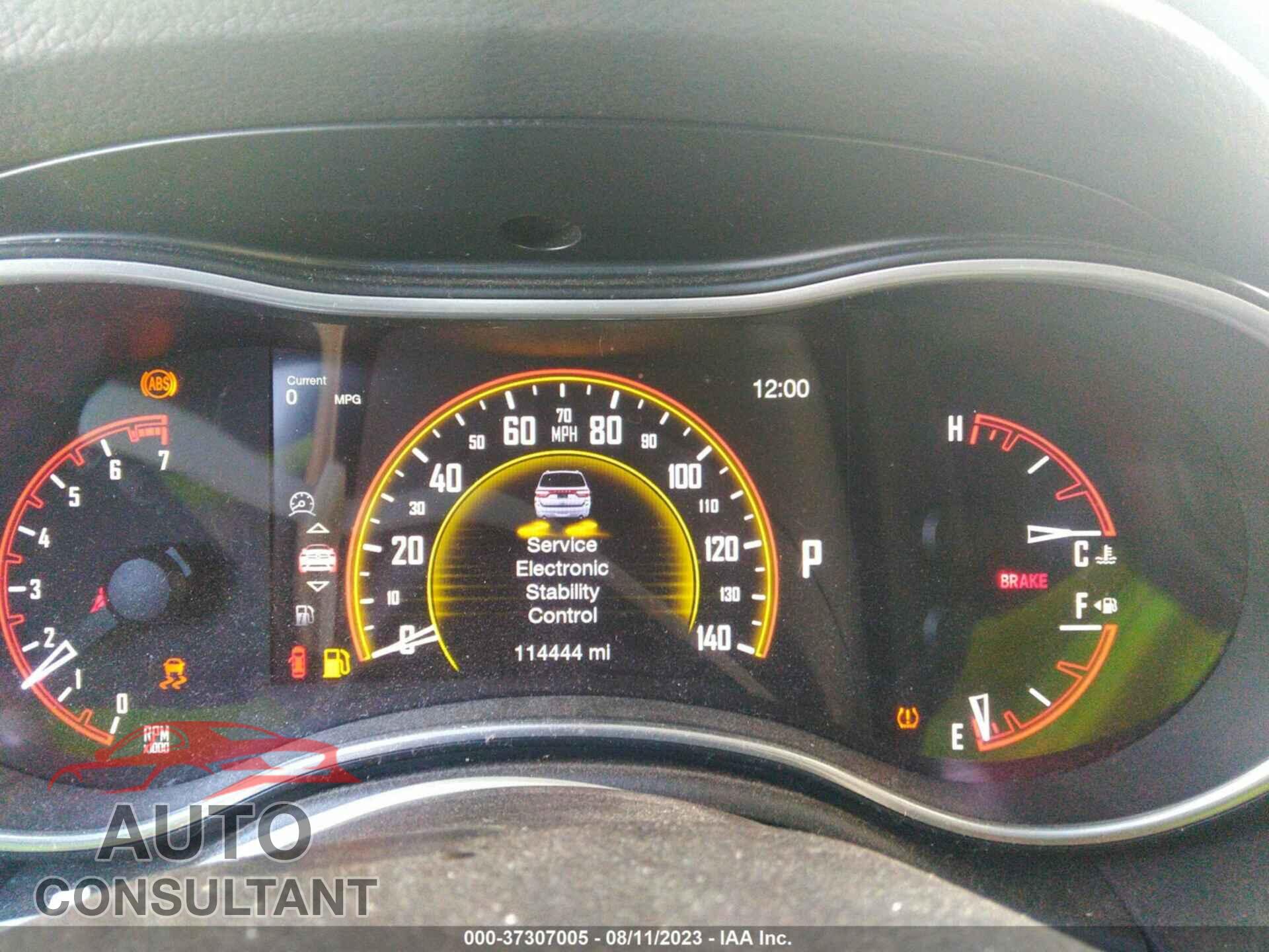 DODGE DURANGO 2019 - 1C4RDJAG5KC575869