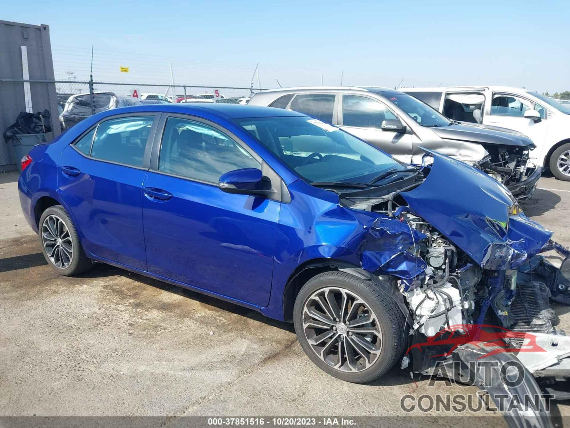 TOYOTA COROLLA 2015 - 5YFBURHE7FP364321
