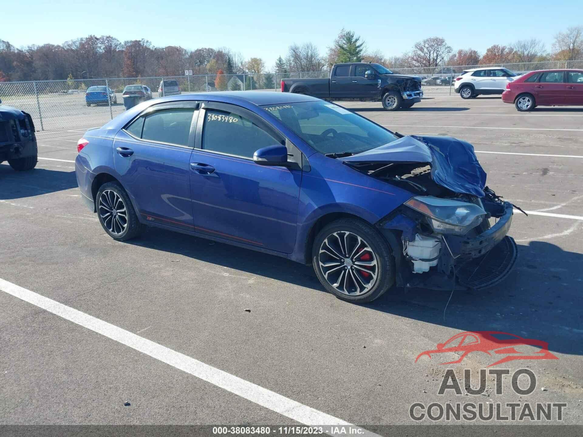 TOYOTA COROLLA 2015 - 2T1BURHE0FC419272