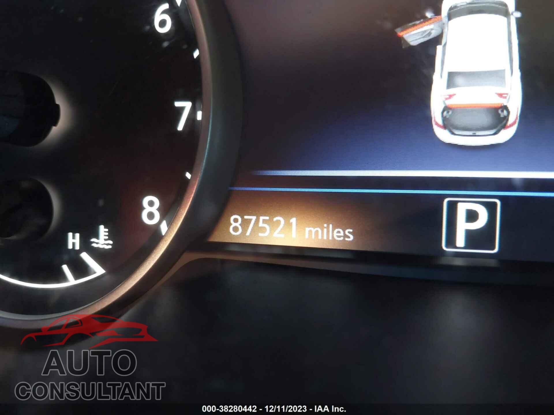 NISSAN MAXIMA 2020 - 1N4AA6CV9LC363496