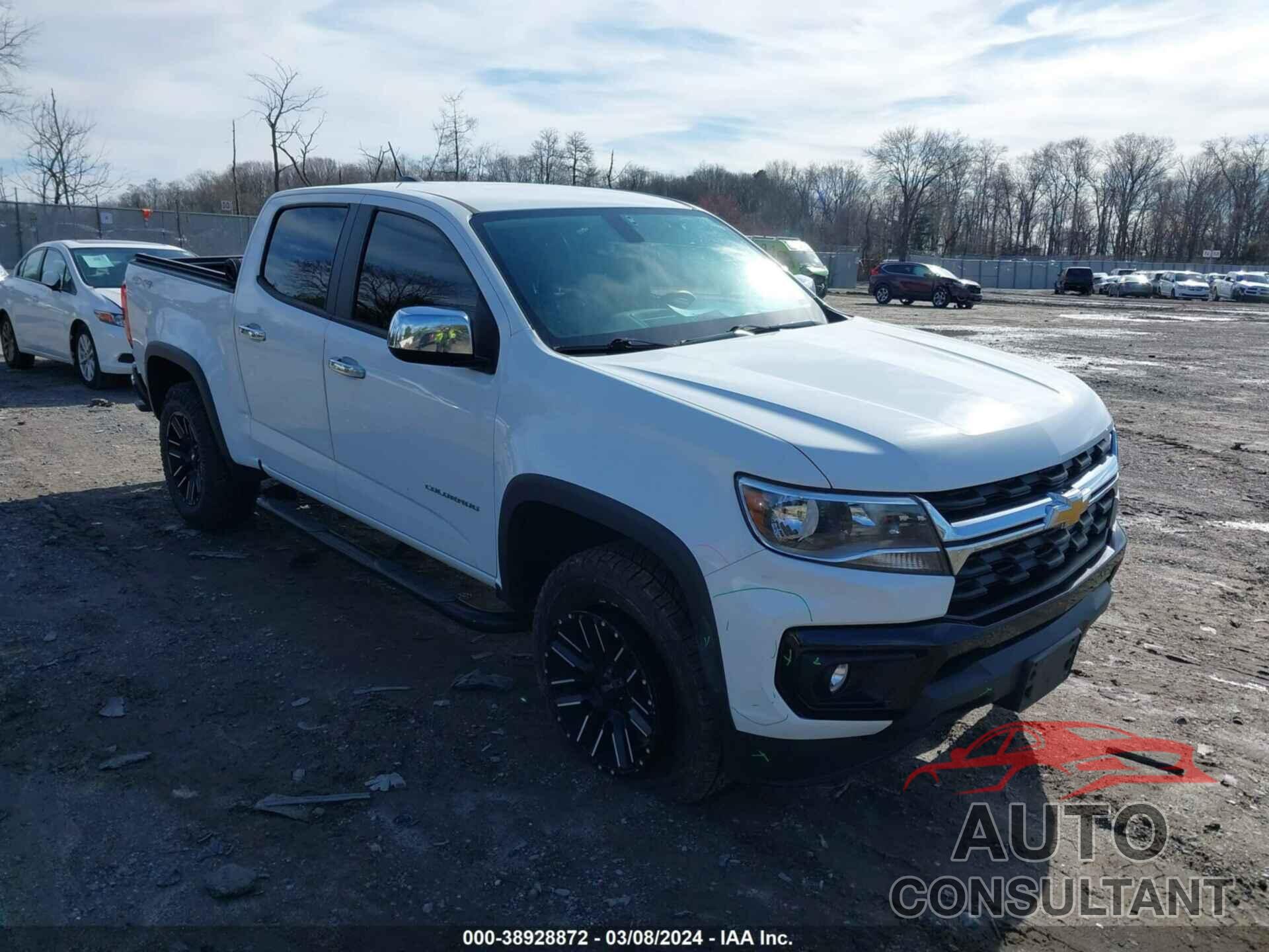 CHEVROLET COLORADO 2021 - 1GCGTBEN5M1134220