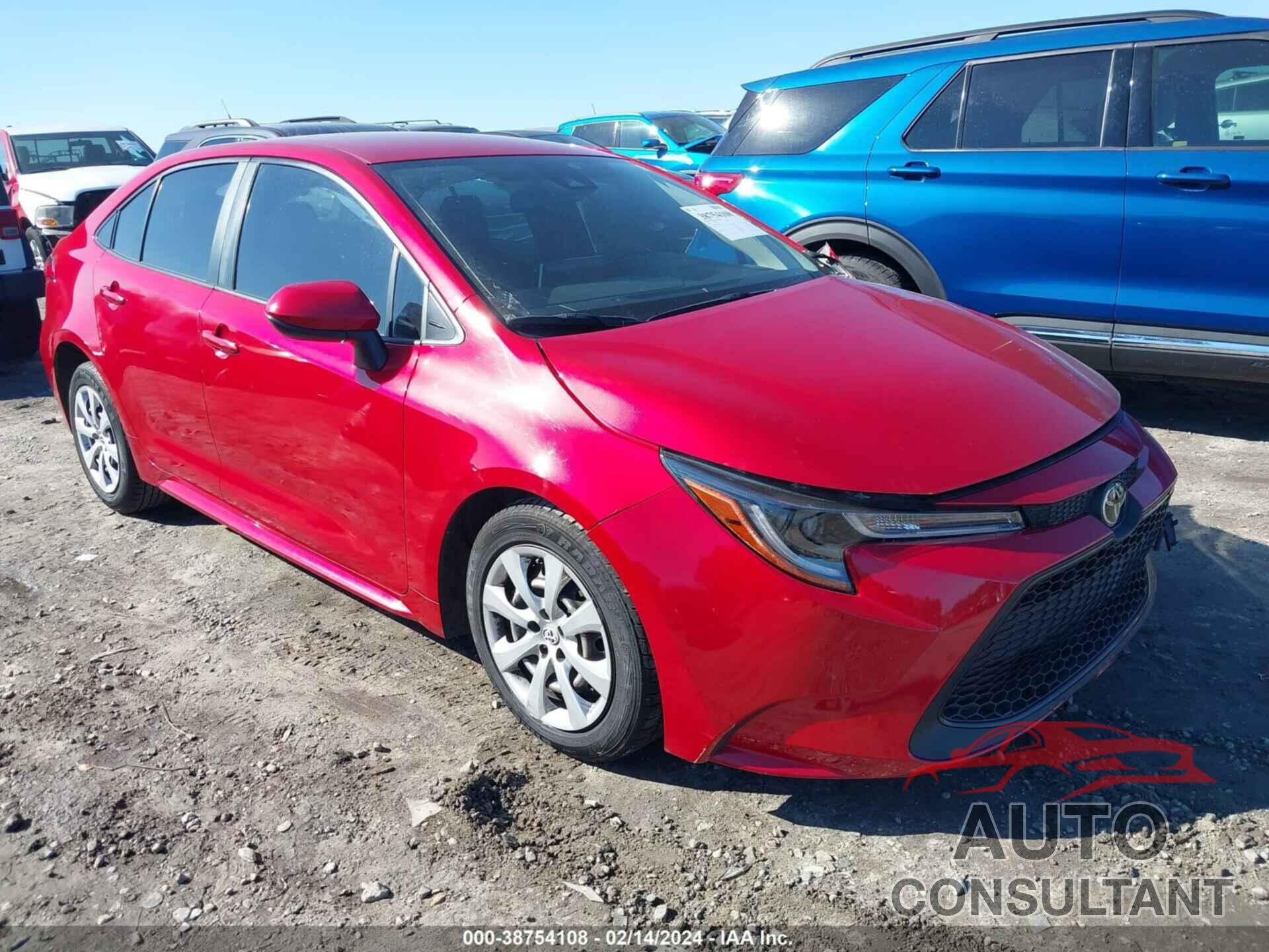 TOYOTA COROLLA 2020 - JTDEPRAE6LJ098191