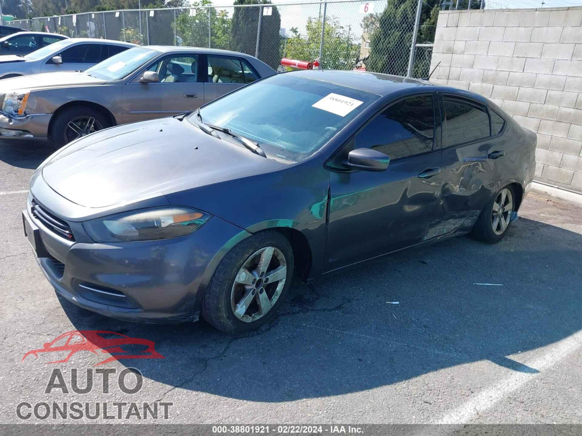 DODGE DART 2016 - 1C3CDFBBXGD592811