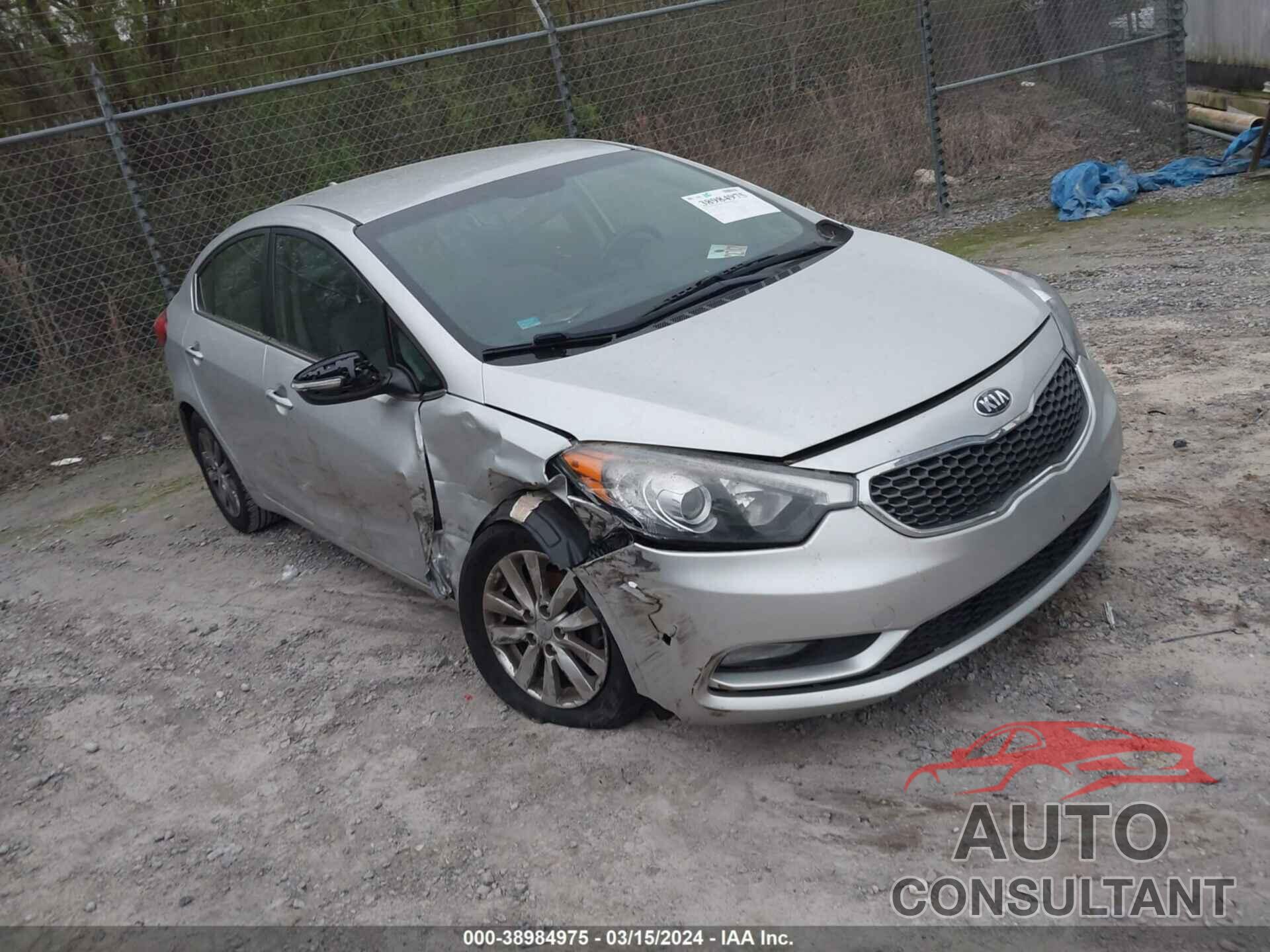 KIA FORTE 2014 - KNAFX4A81E5180999