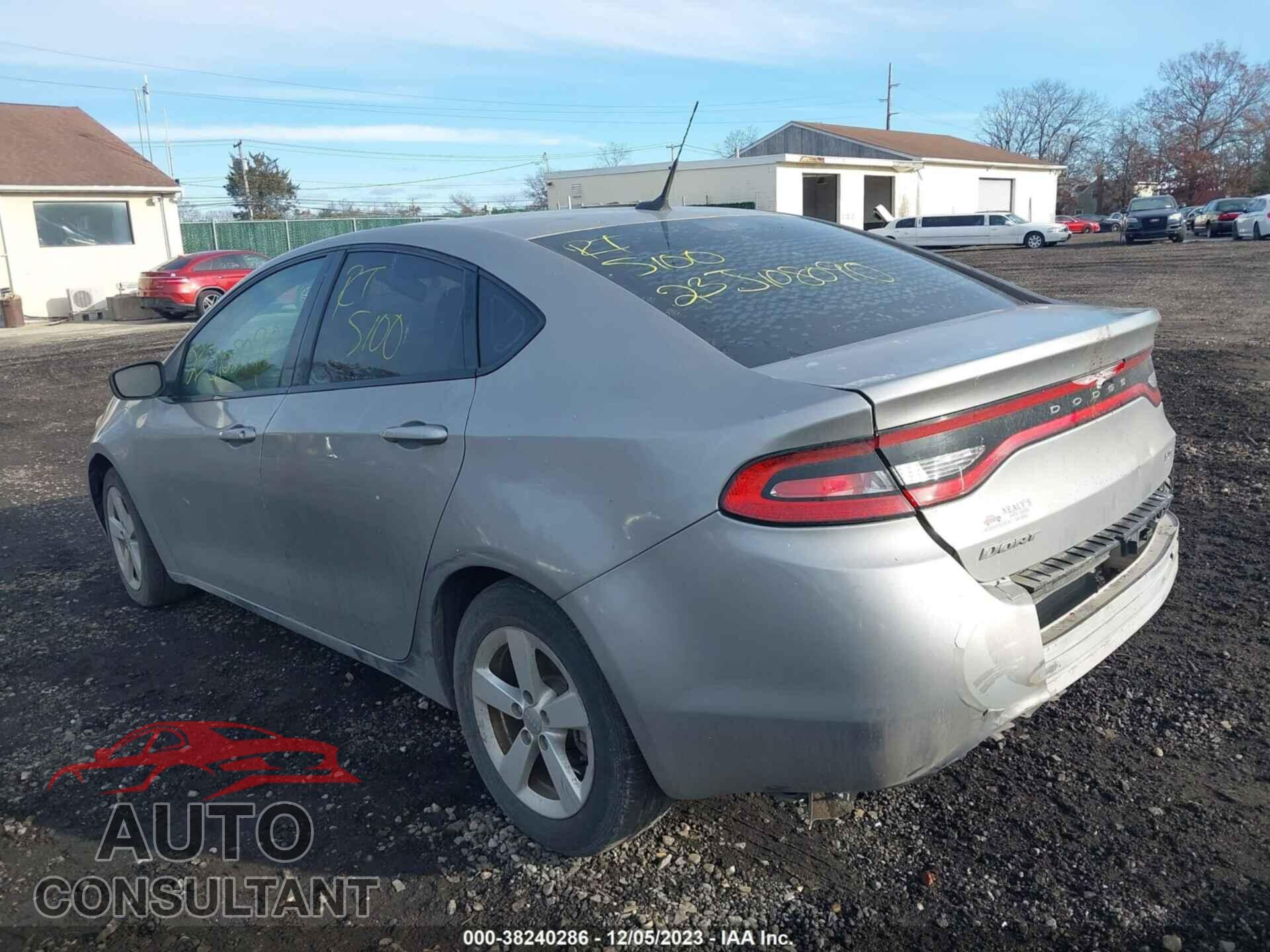DODGE DART 2015 - 1C3CDFBB7FD221362