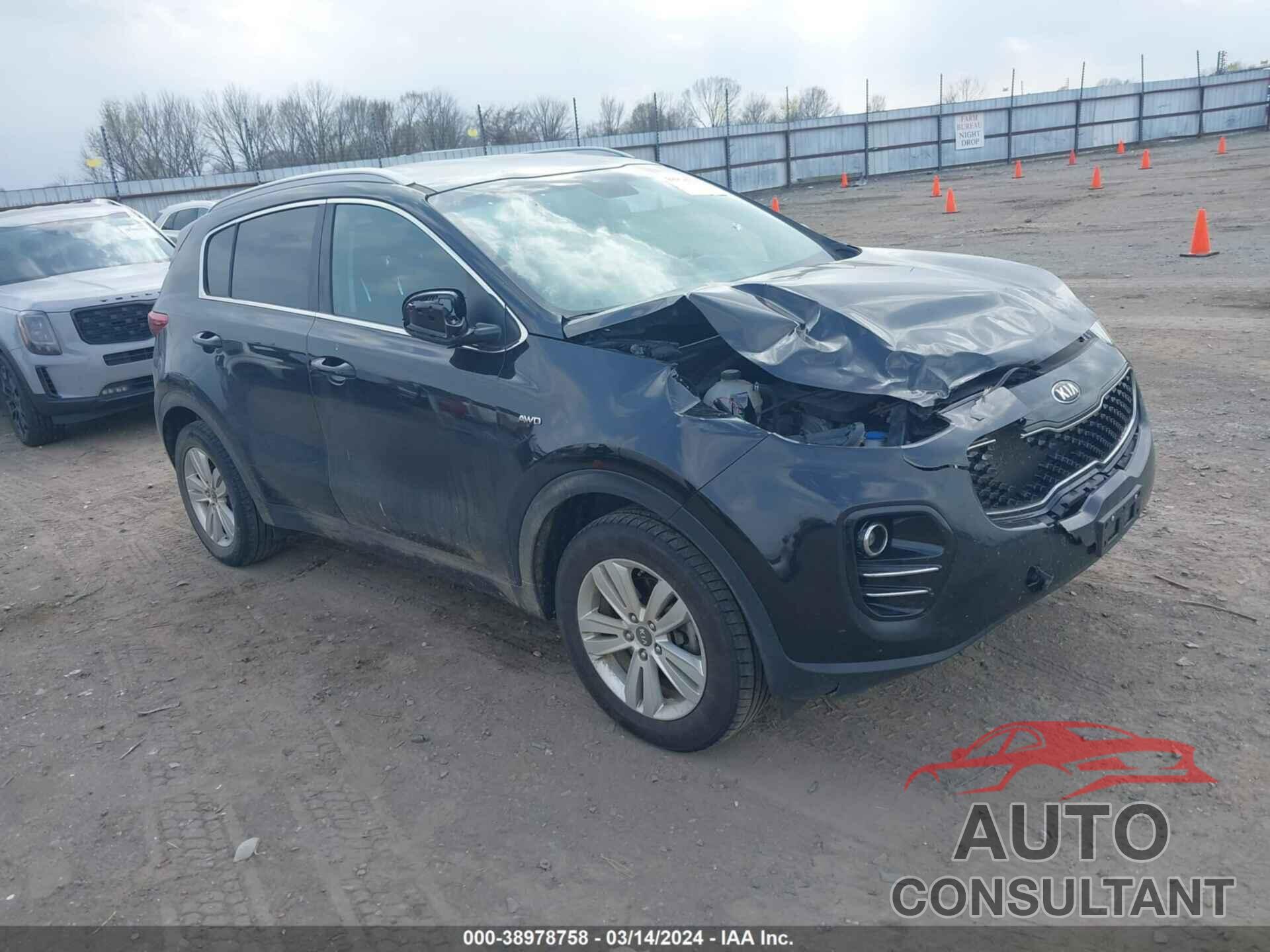 KIA SPORTAGE 2017 - KNDPMCAC2H7270802