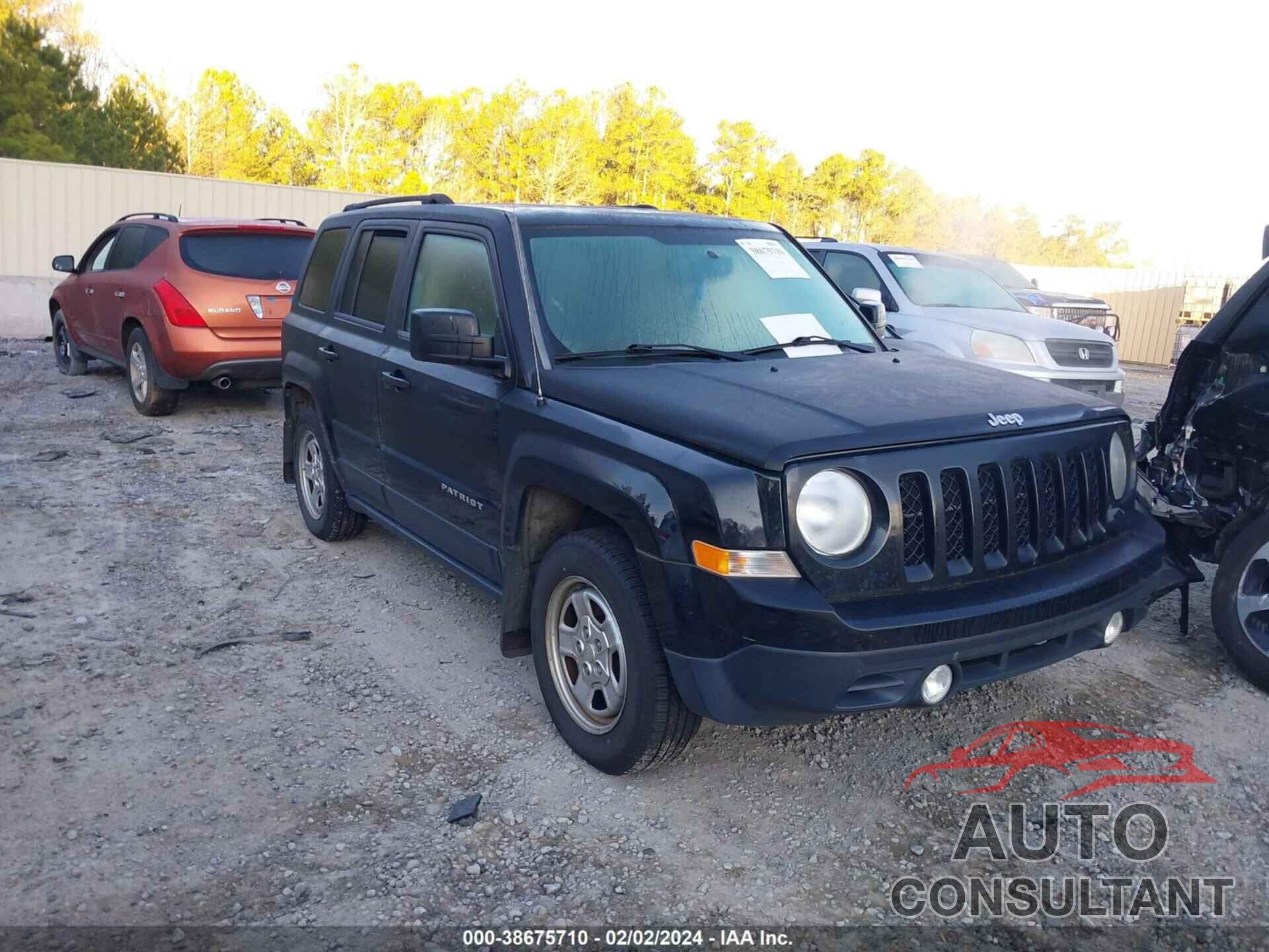 JEEP PATRIOT 2016 - 1C4NJPBA8GD600625