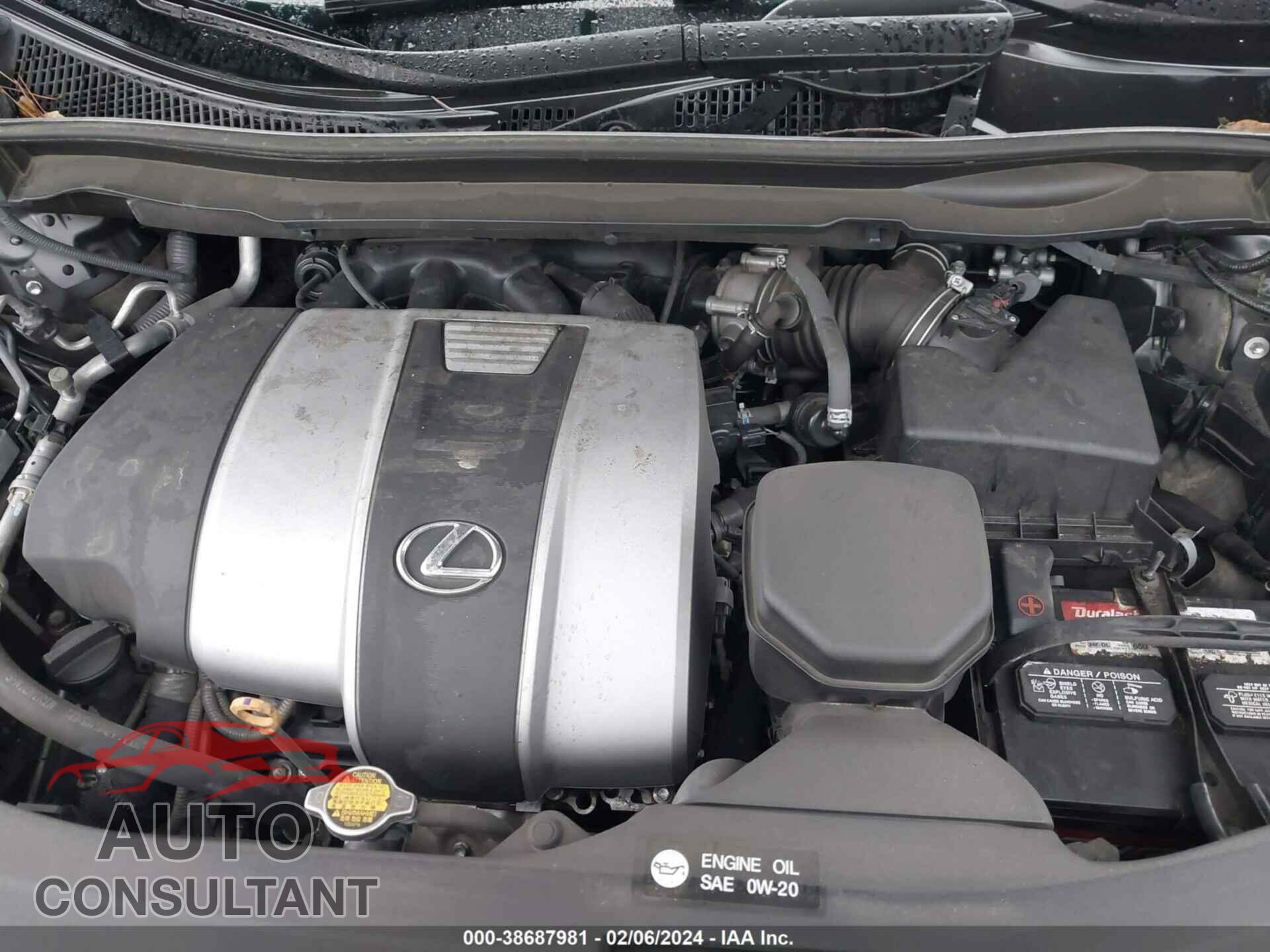 LEXUS RX 350 2017 - 2T2ZZMCA4HC062135