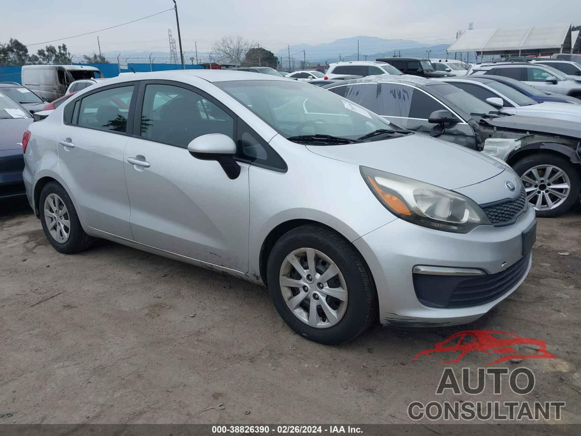 KIA RIO 2016 - KNADM4A35G6646404