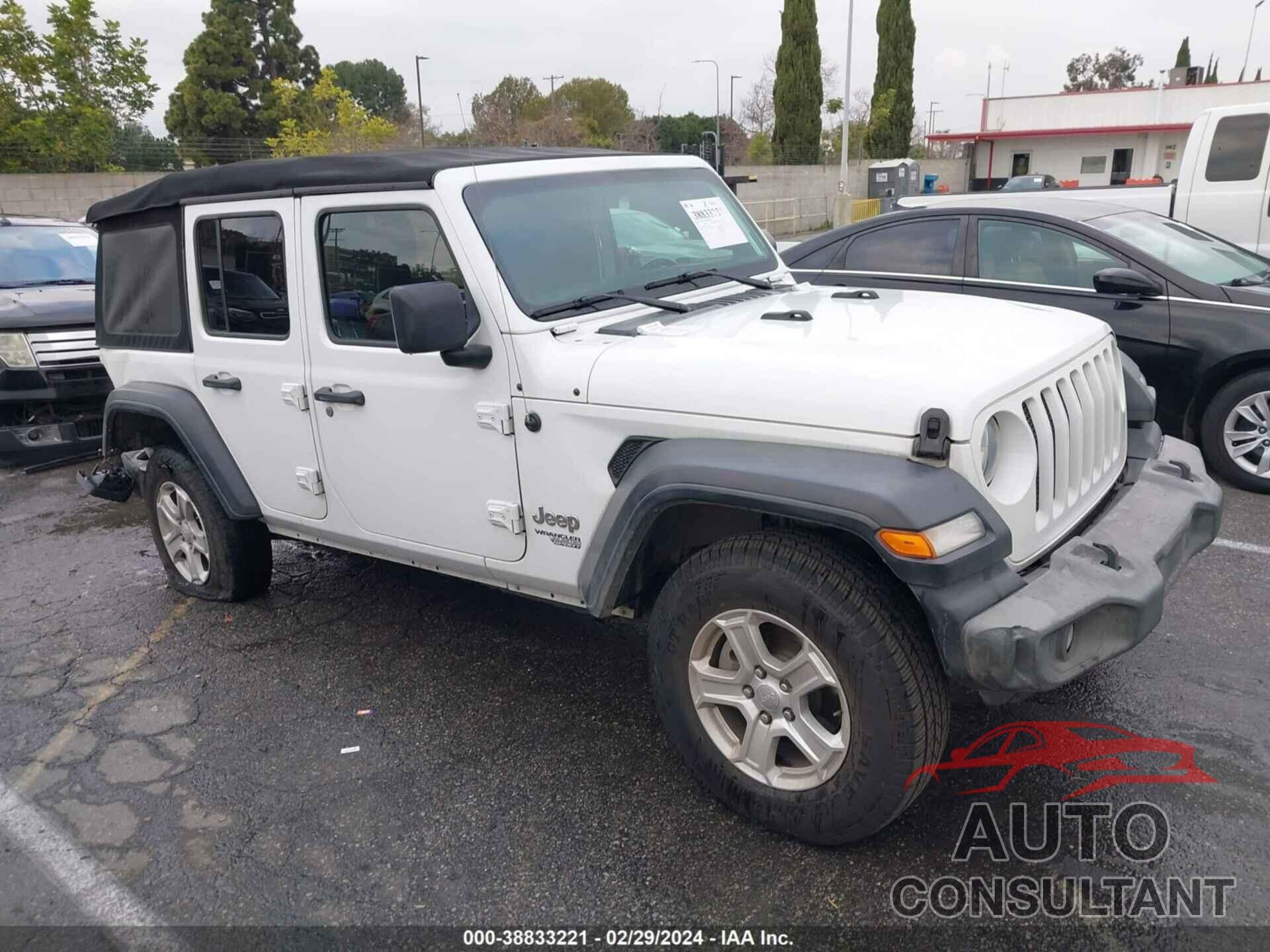 JEEP WRANGLER UNLIMITED 2018 - 1C4HJXDG8JW319886