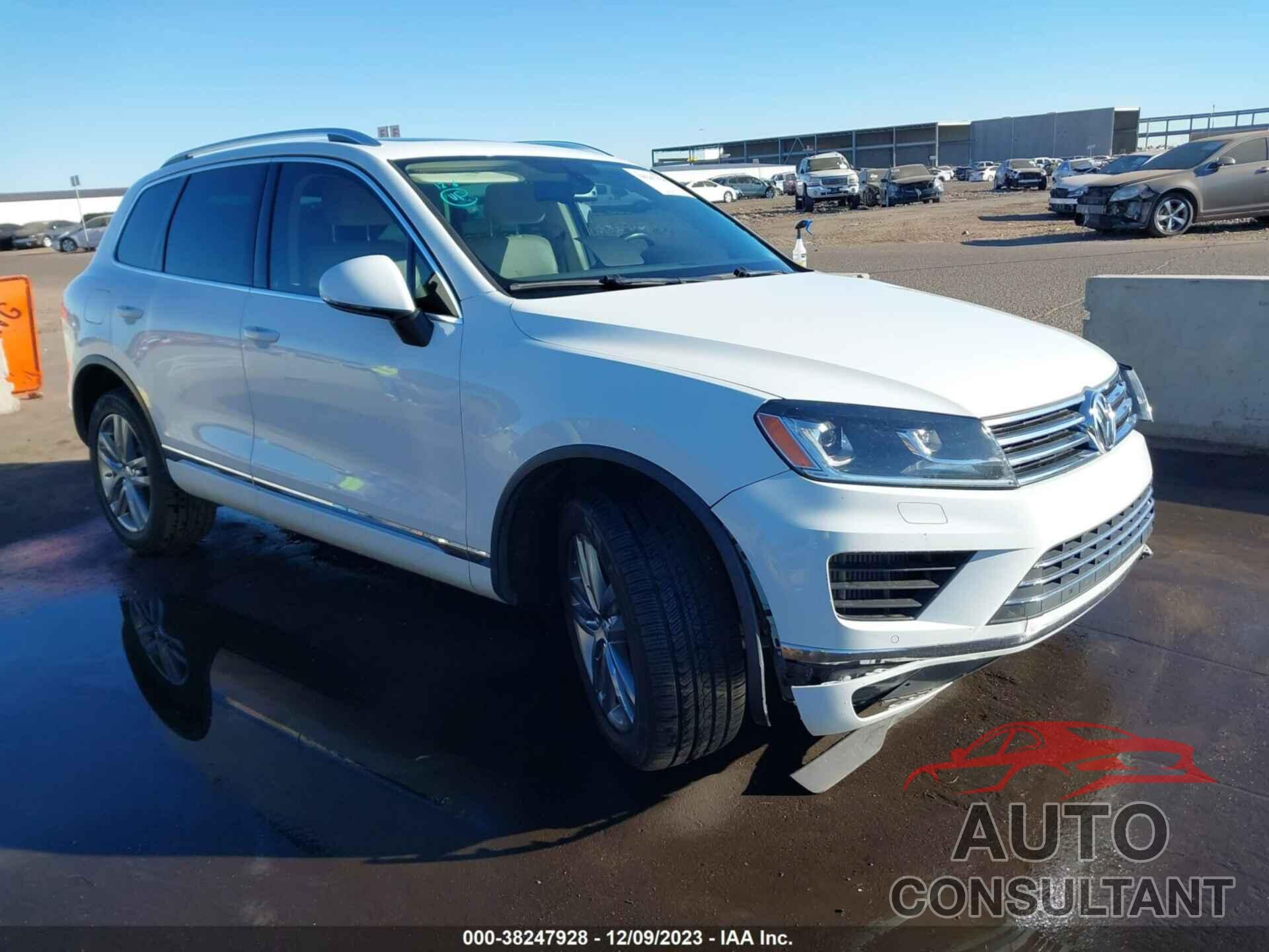 VOLKSWAGEN TOUAREG 2016 - WVGEP9BP2GD002492