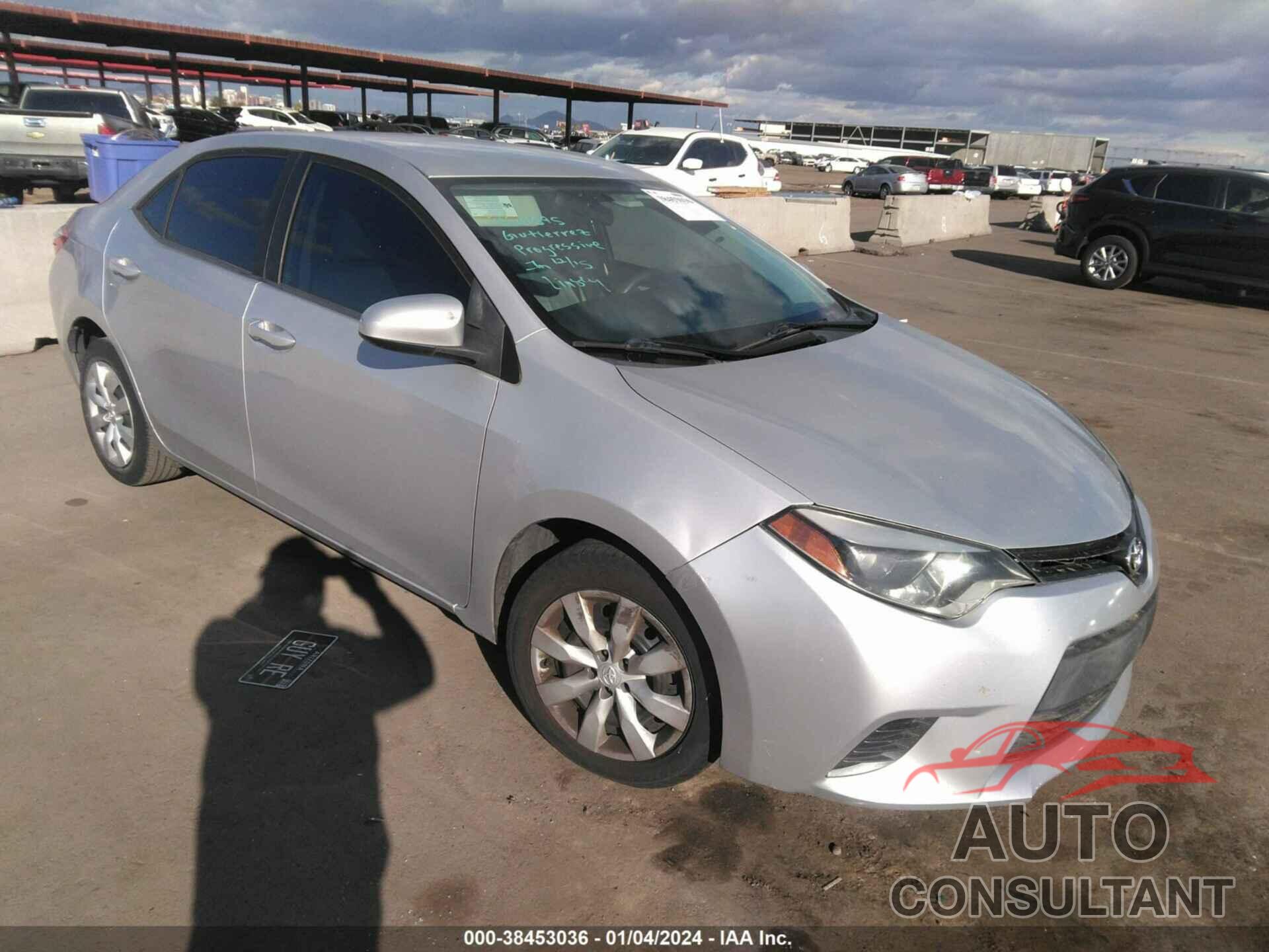 TOYOTA COROLLA 2016 - 5YFBURHE7GP394162