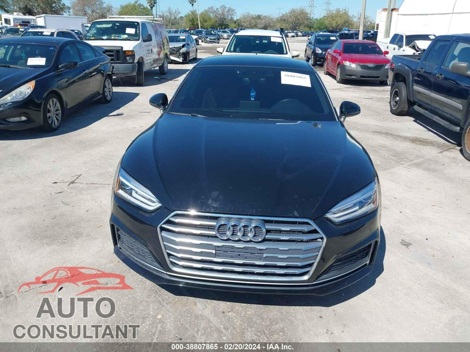 AUDI A5 2018 - WAUDNCF52JA041780
