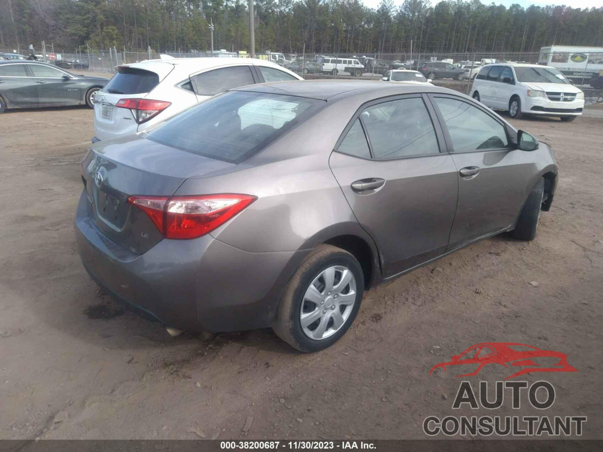 TOYOTA COROLLA 2019 - 2T1BURHE2KC220265