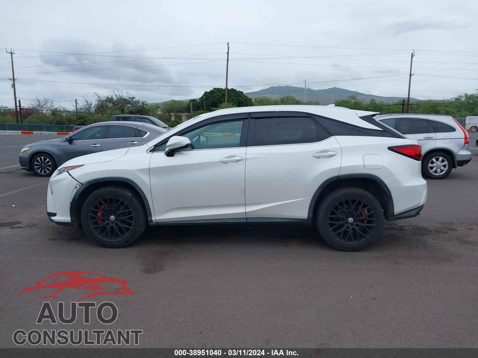 LEXUS RX 2016 - 2T2ZZMCA2GC027172