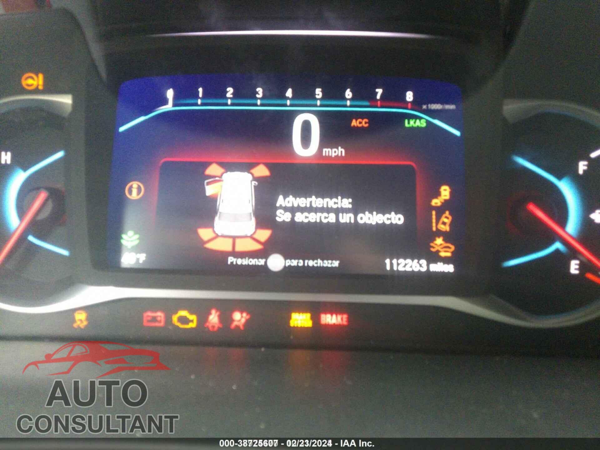 HONDA PILOT 2019 - 5KBYF589XKB800750