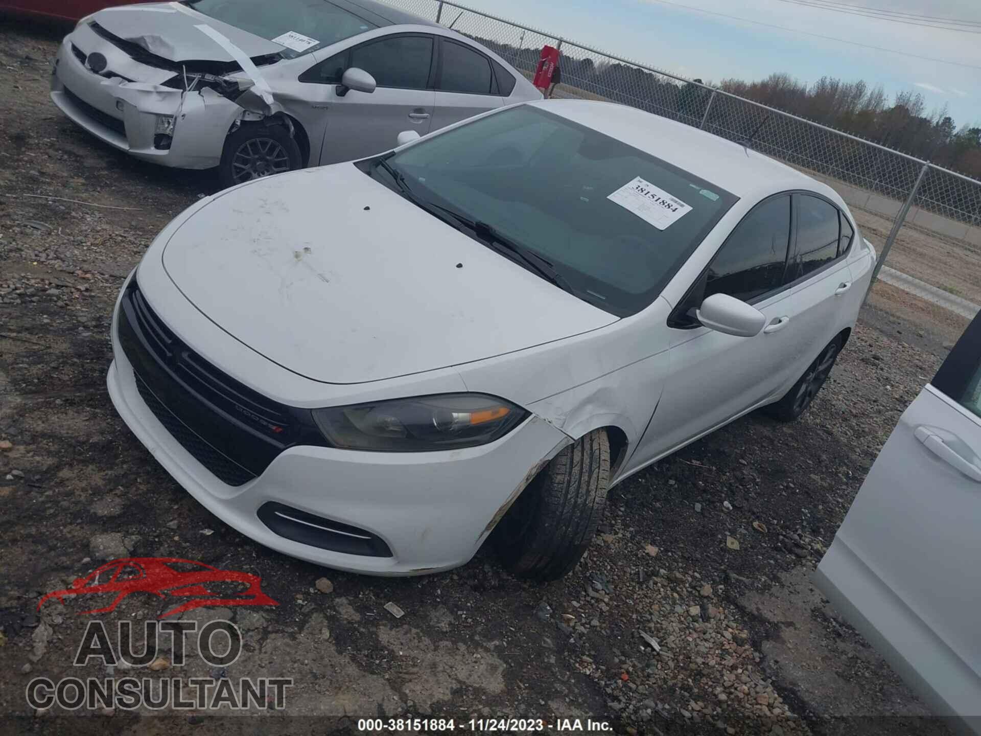 DODGE DART 2016 - 1C3CDFAA3GD504125
