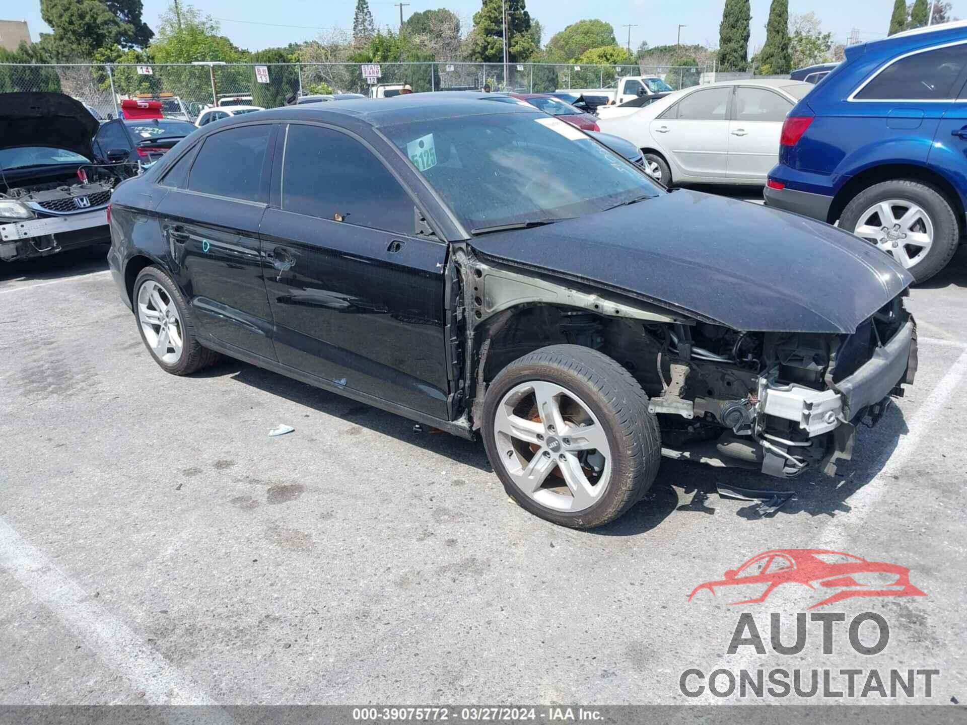 AUDI A3 SEDAN 2017 - WAUB8GFF7H1012588