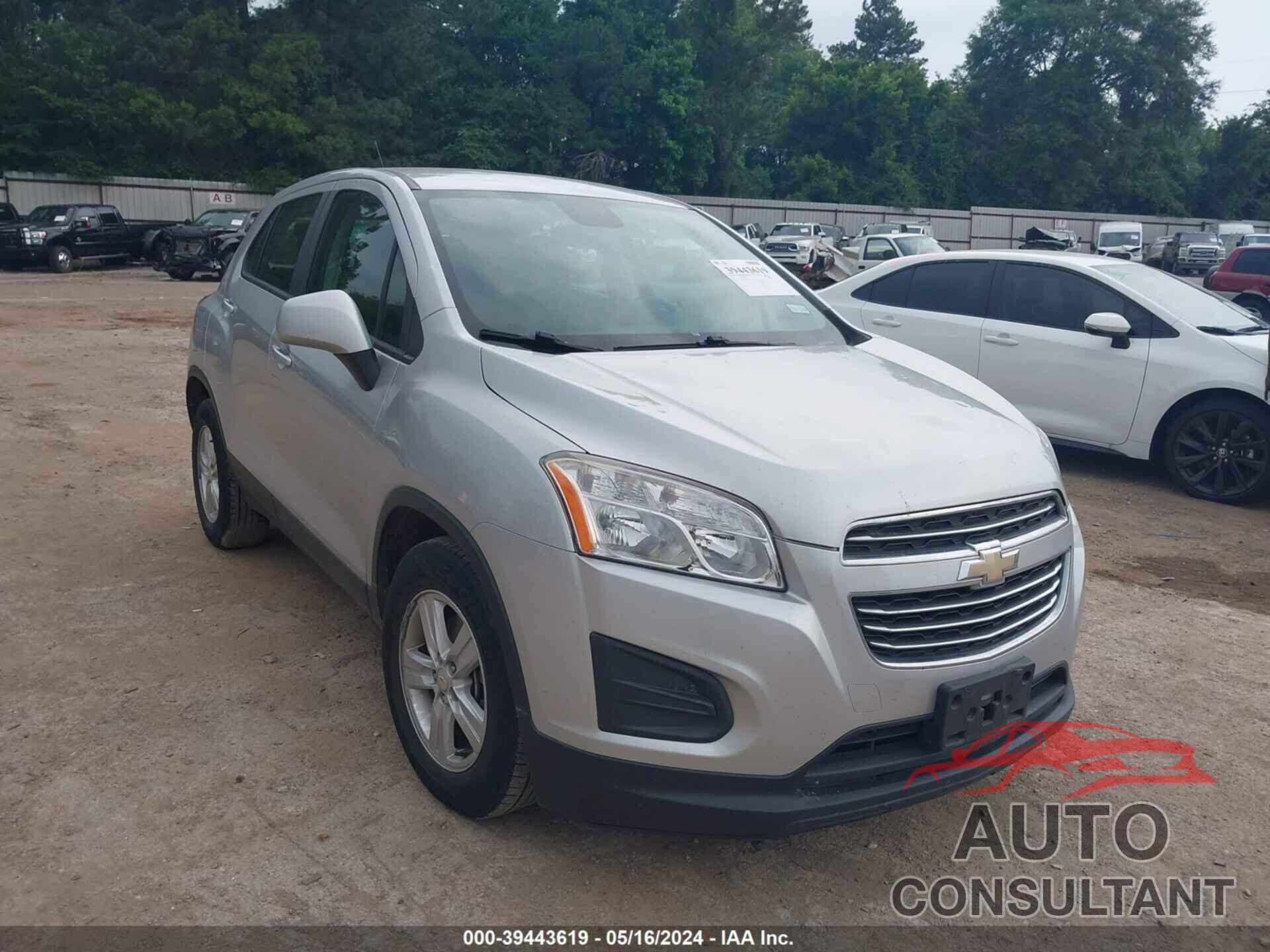 CHEVROLET TRAX 2016 - KL7CJKSB3GB682601