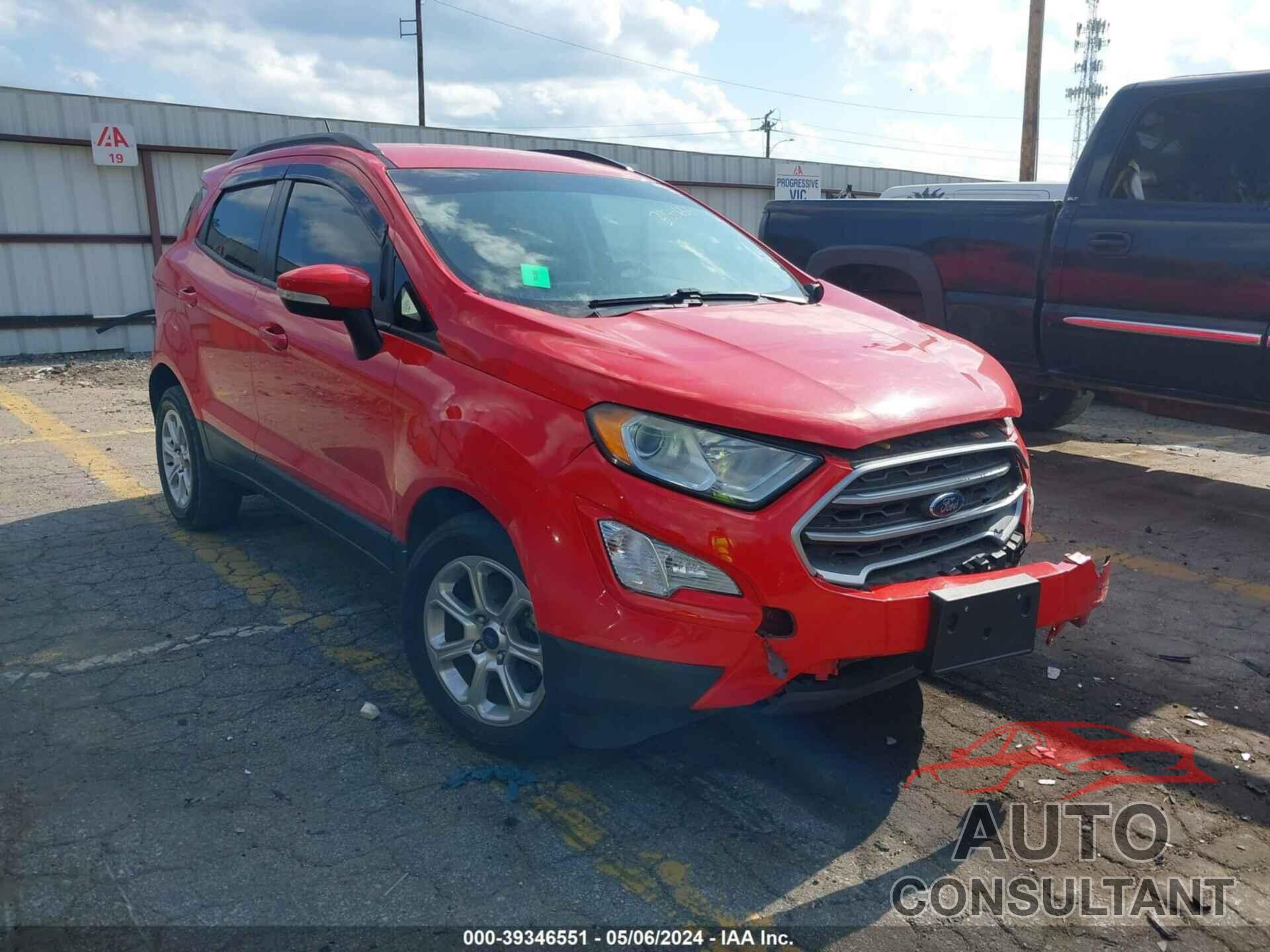 FORD ECOSPORT 2018 - MAJ3P1TE2JC201989