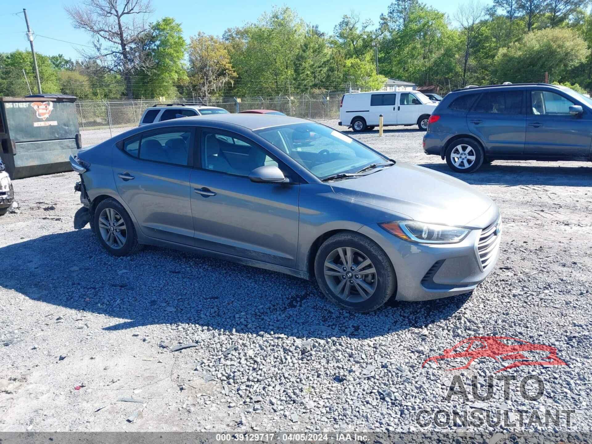 HYUNDAI ELANTRA 2018 - 5NPD84LF8JH310130