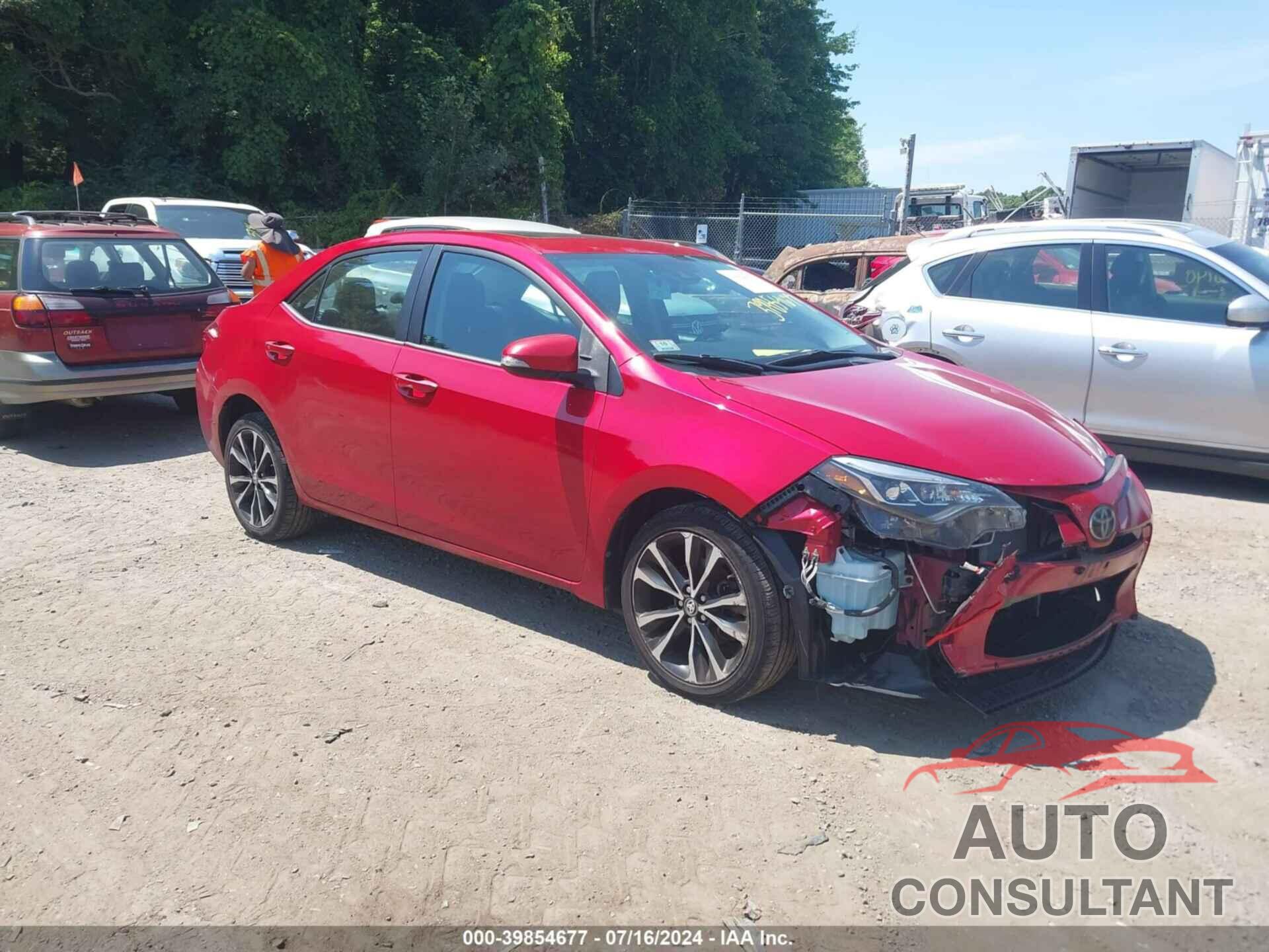TOYOTA COROLLA 2017 - 2T1BURHE5HC762517