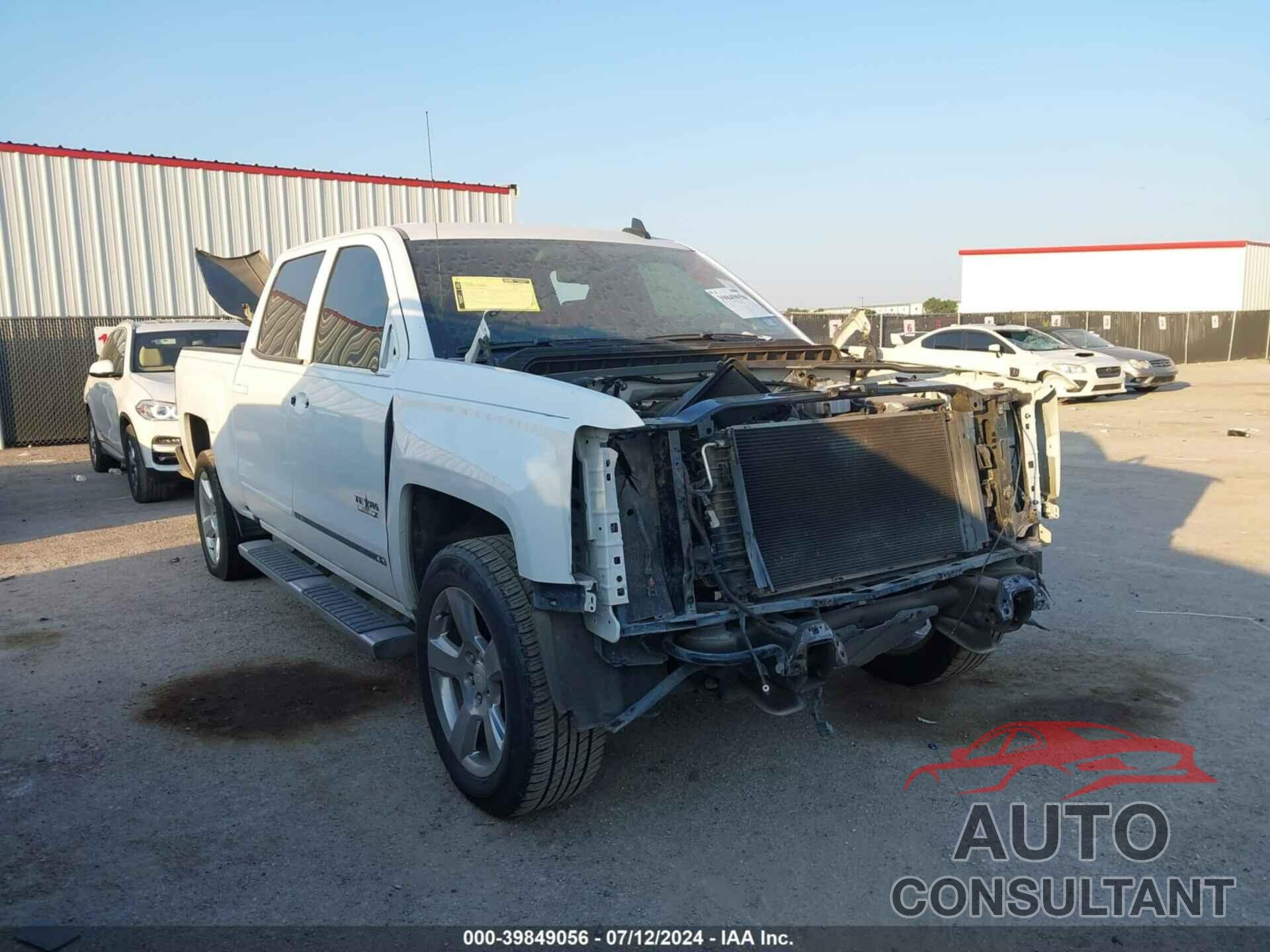 CHEVROLET SILVERADO 1500 2017 - 3GCPCREC6HG101290