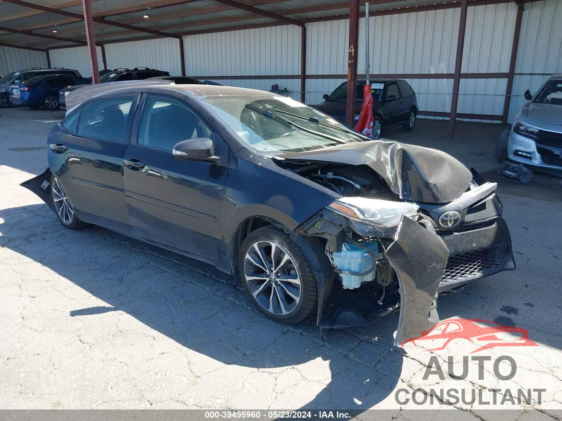 TOYOTA COROLLA 2017 - 2T1BURHE2HC822656