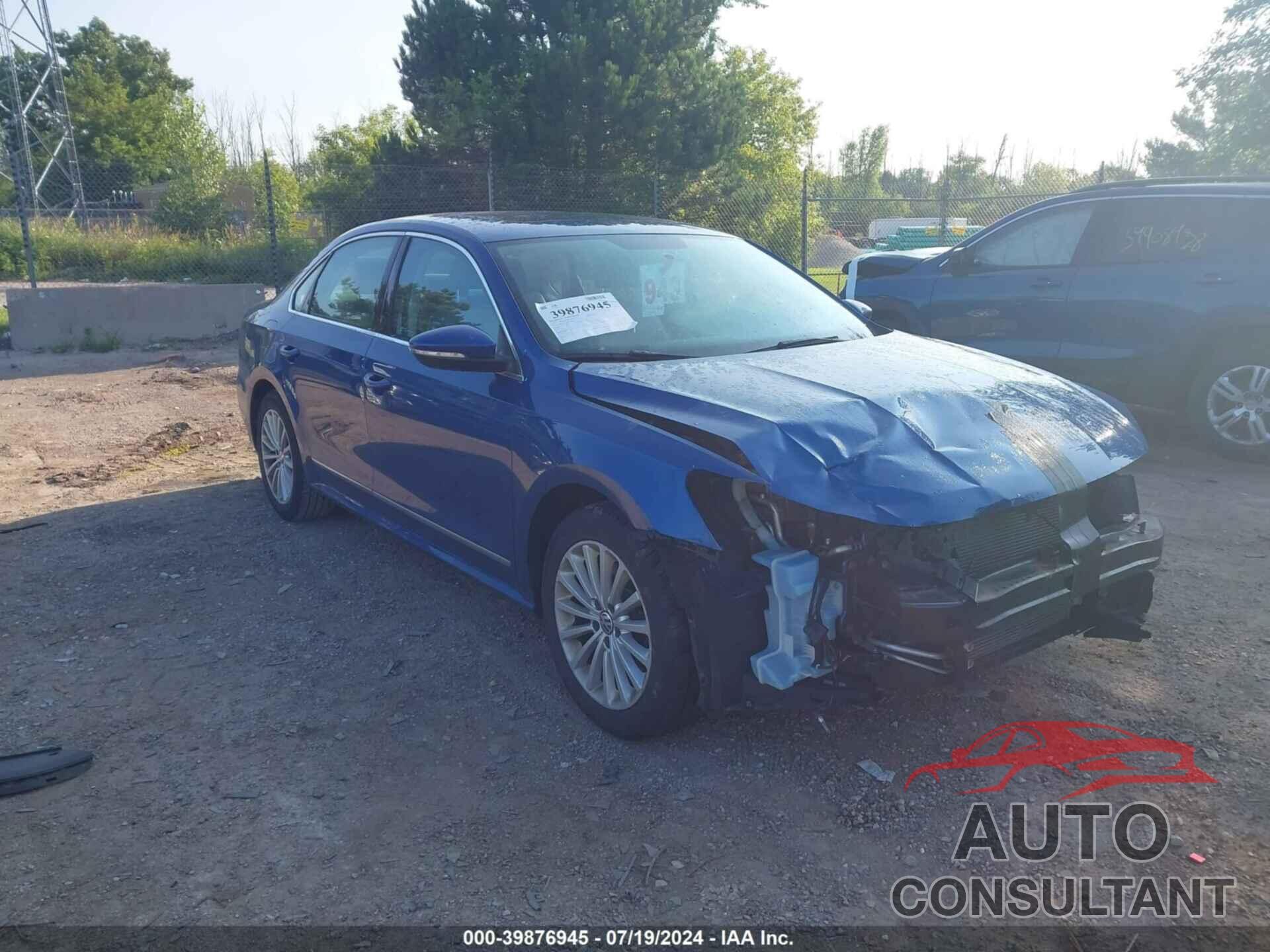 VOLKSWAGEN PASSAT 2017 - 1VWBT7A39HC046855