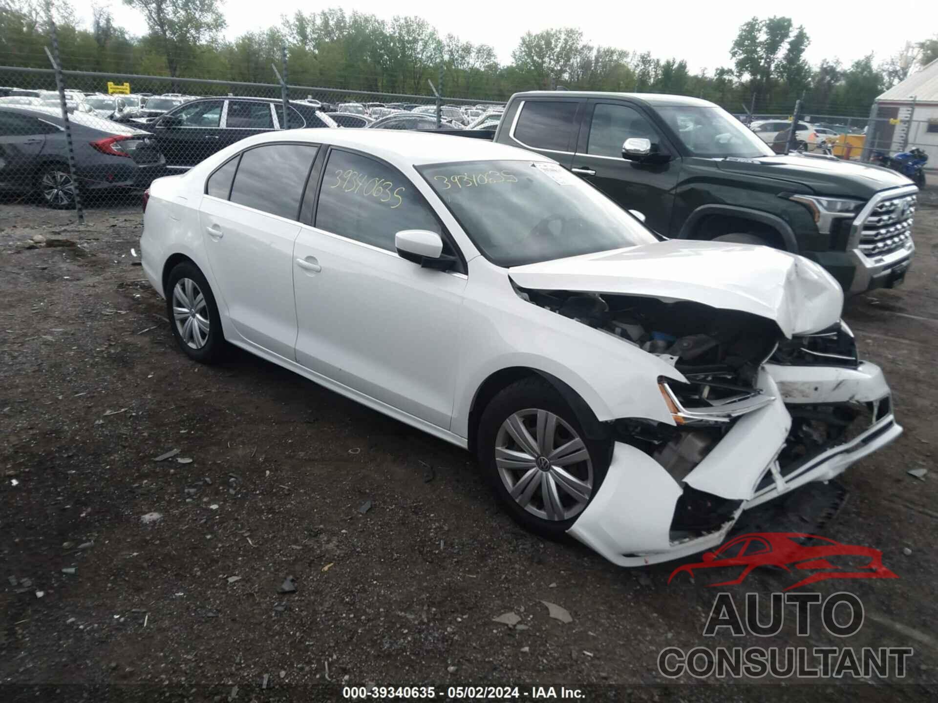 VOLKSWAGEN JETTA 2017 - 3VW2B7AJ5HM327082