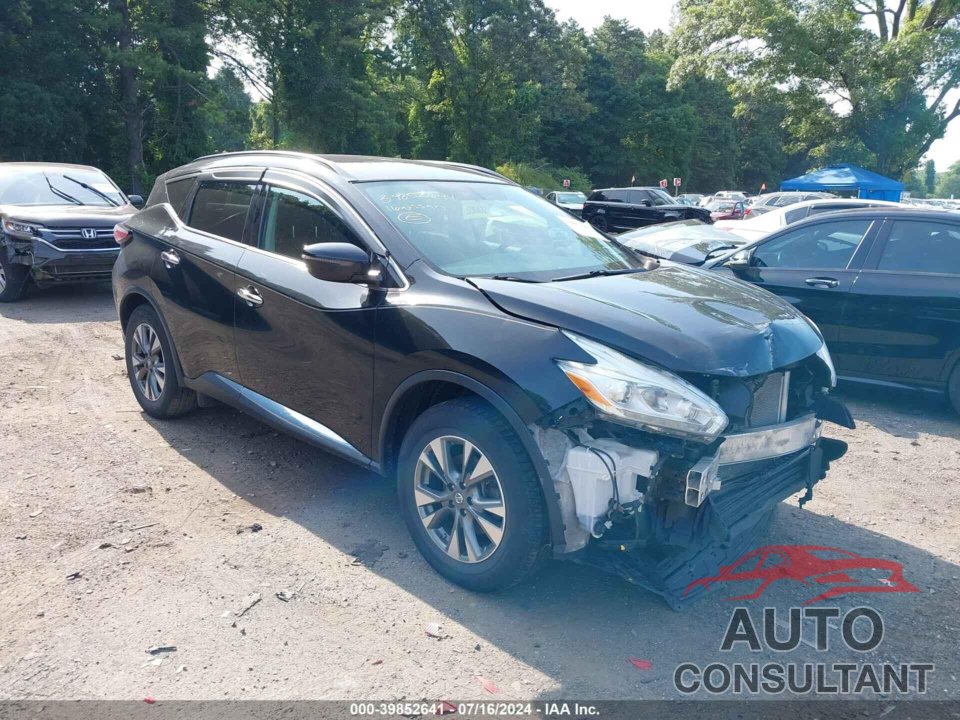 NISSAN MURANO 2016 - 5N1AZ2MH9GN112391